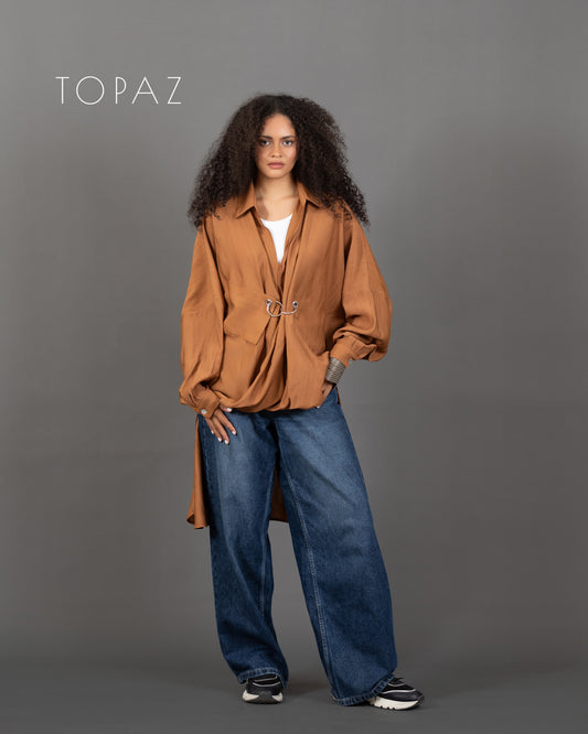 Blouse with Silver Ring