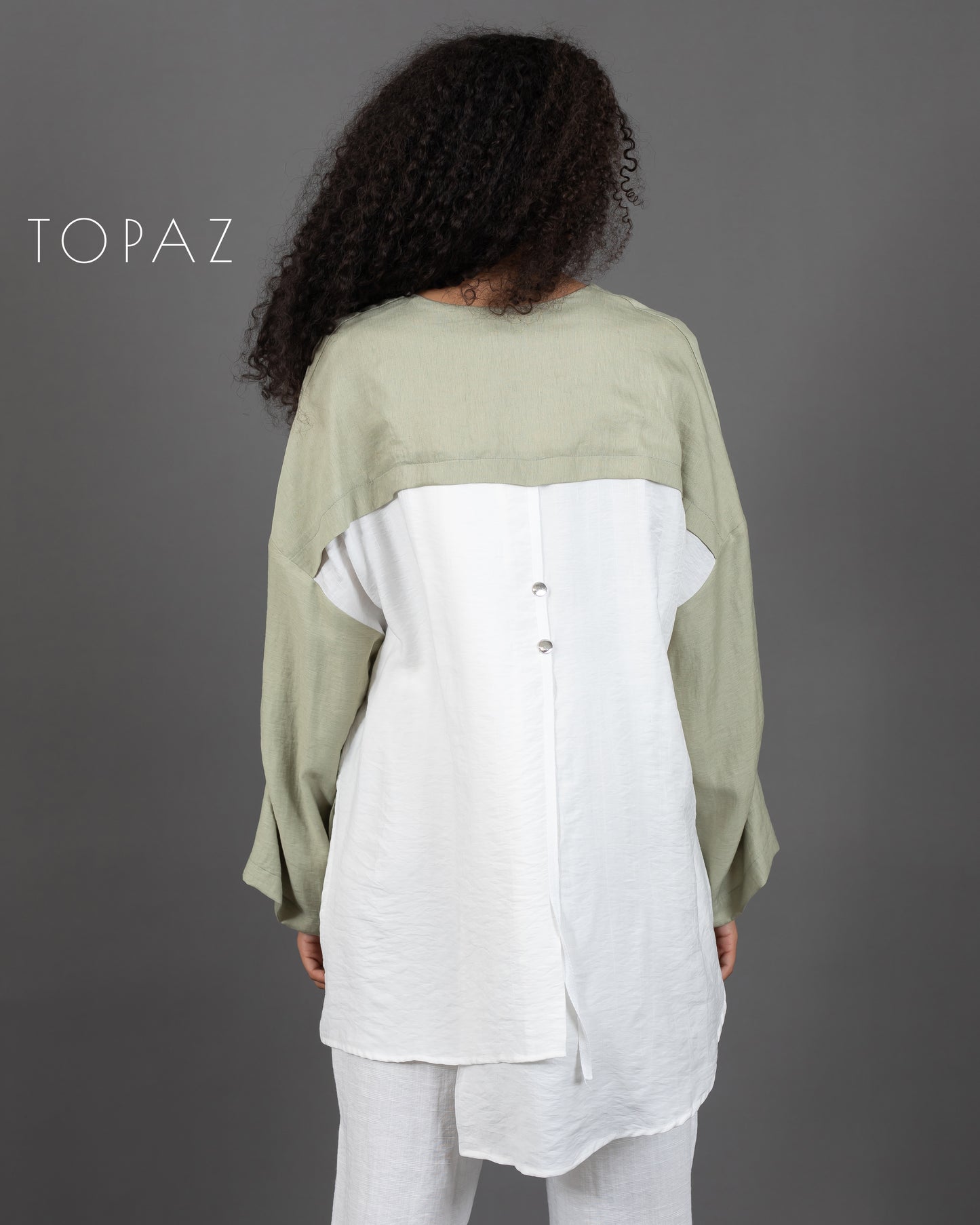 Blouse with Back Panel