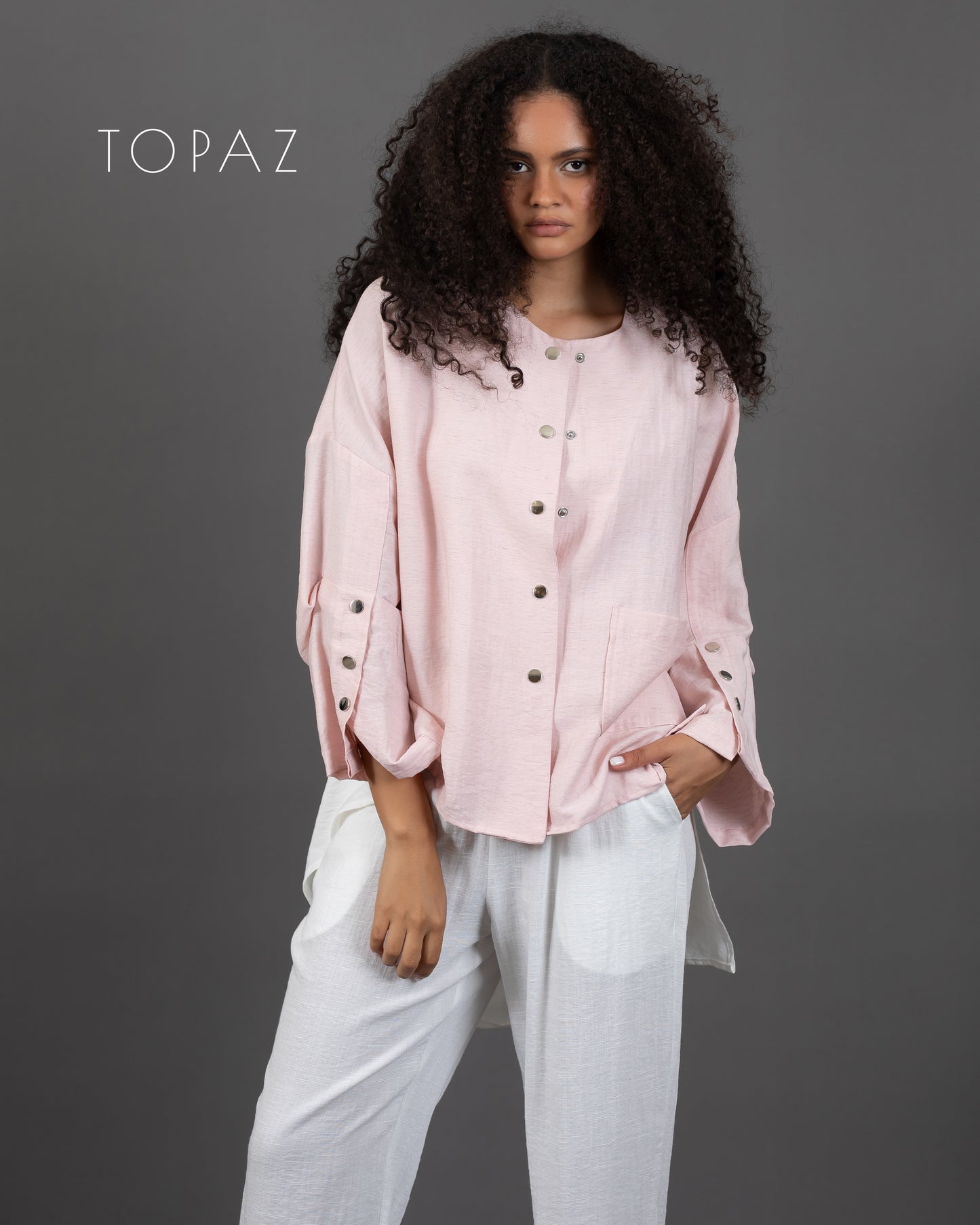 Blouse with Back Panel