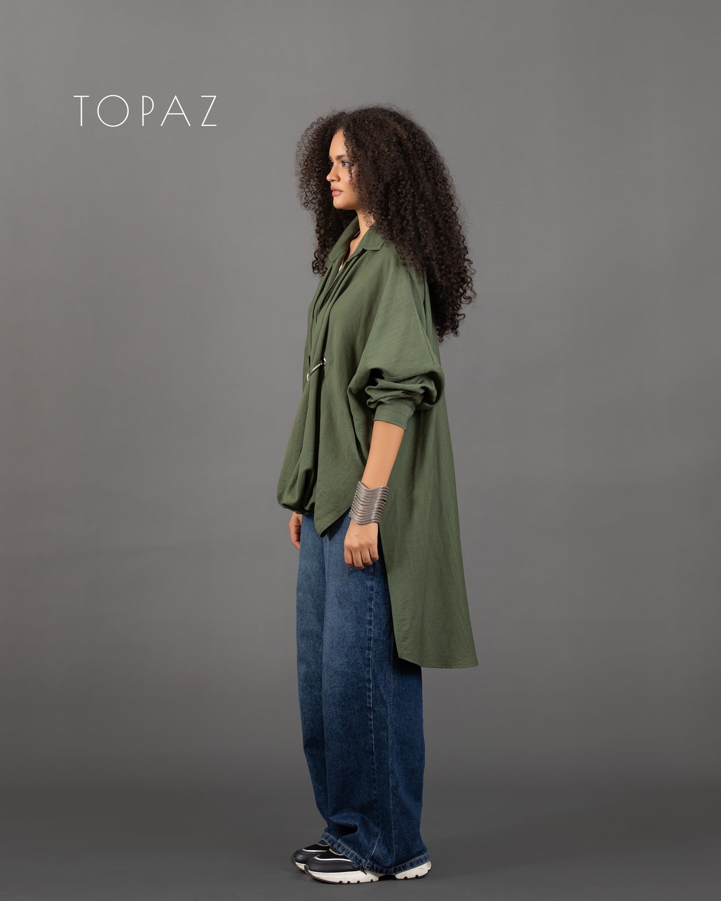 Blouse with Silver Ring