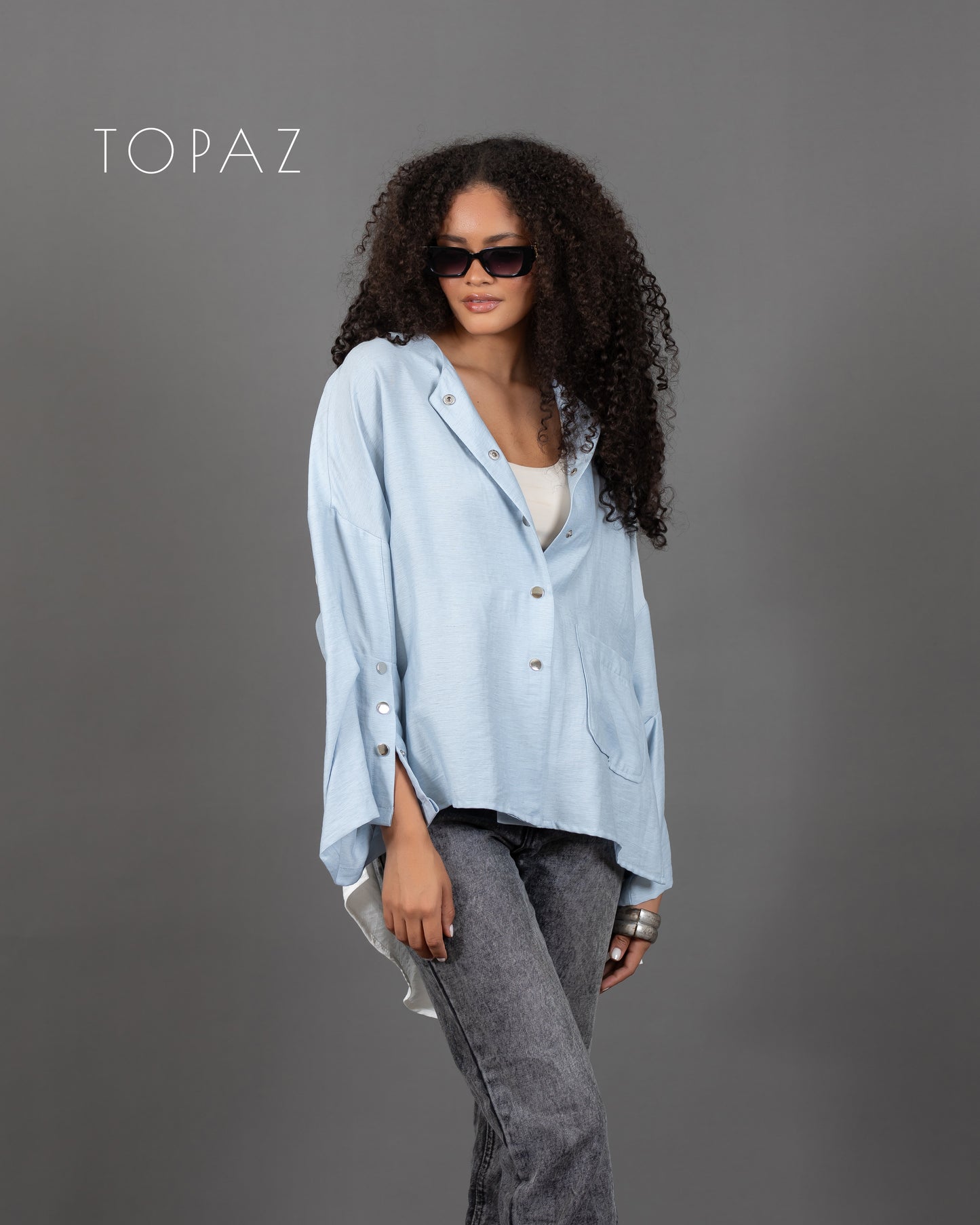 Blouse with Back Panel