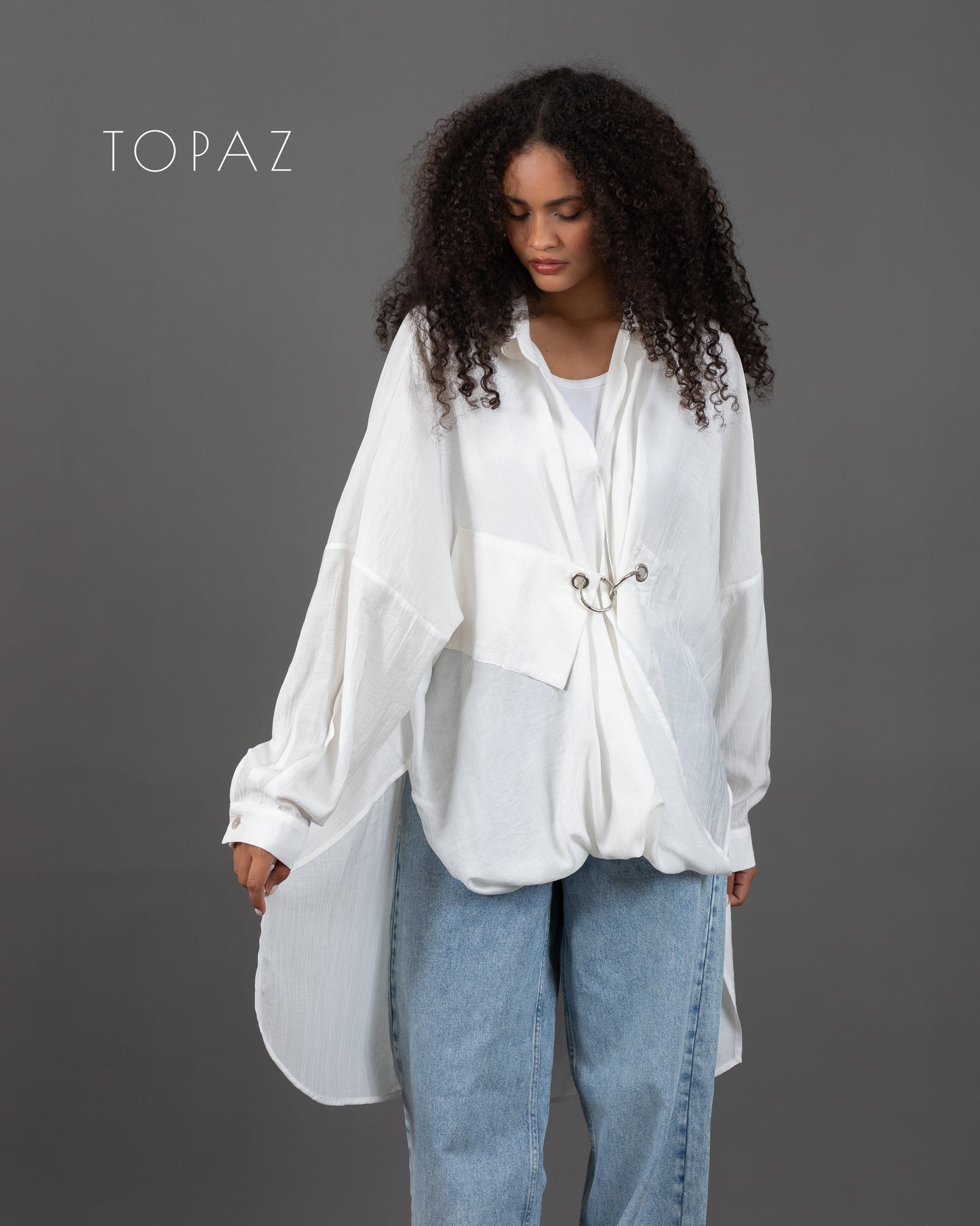 Blouse with Silver Ring