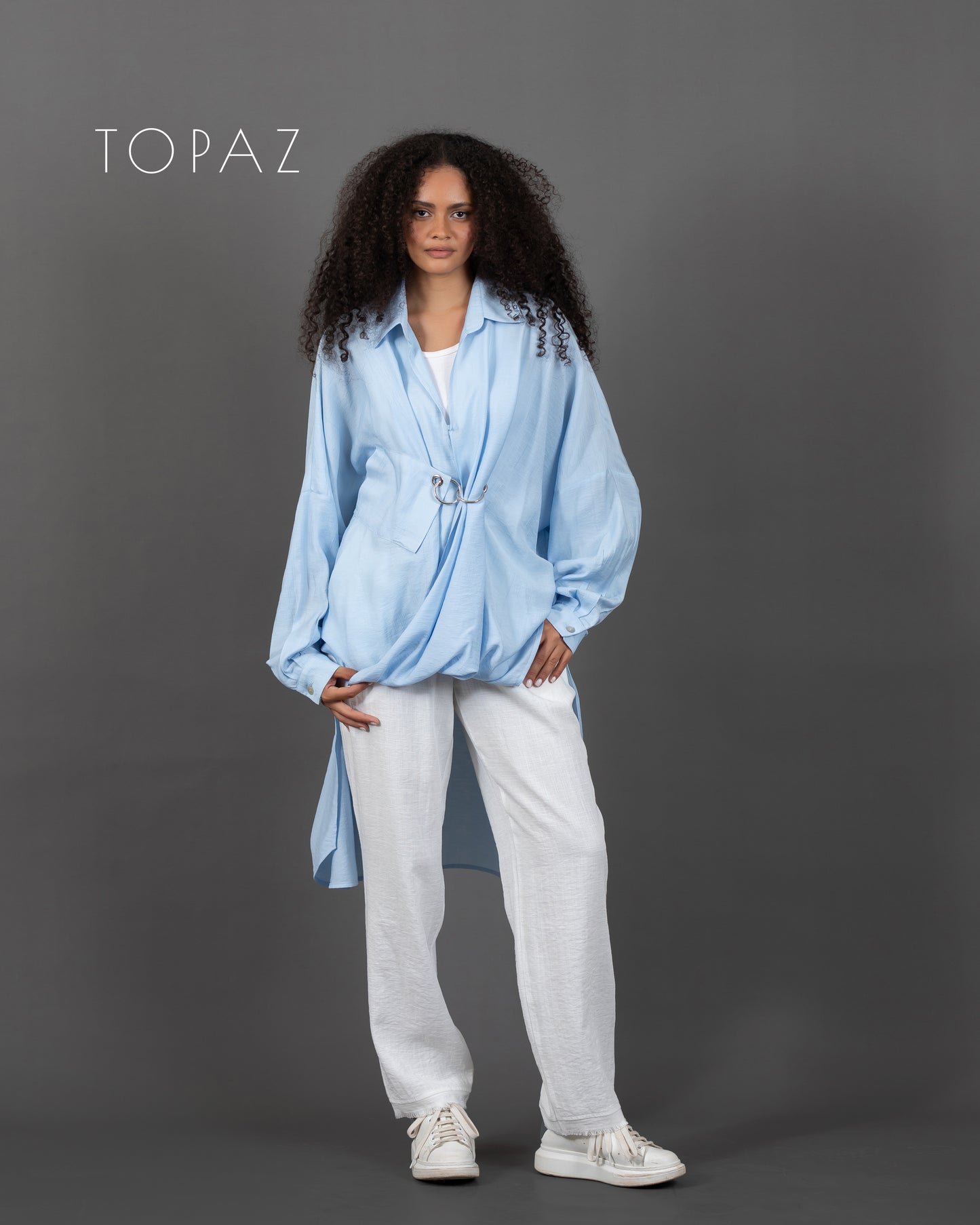 Blouse with Silver Ring