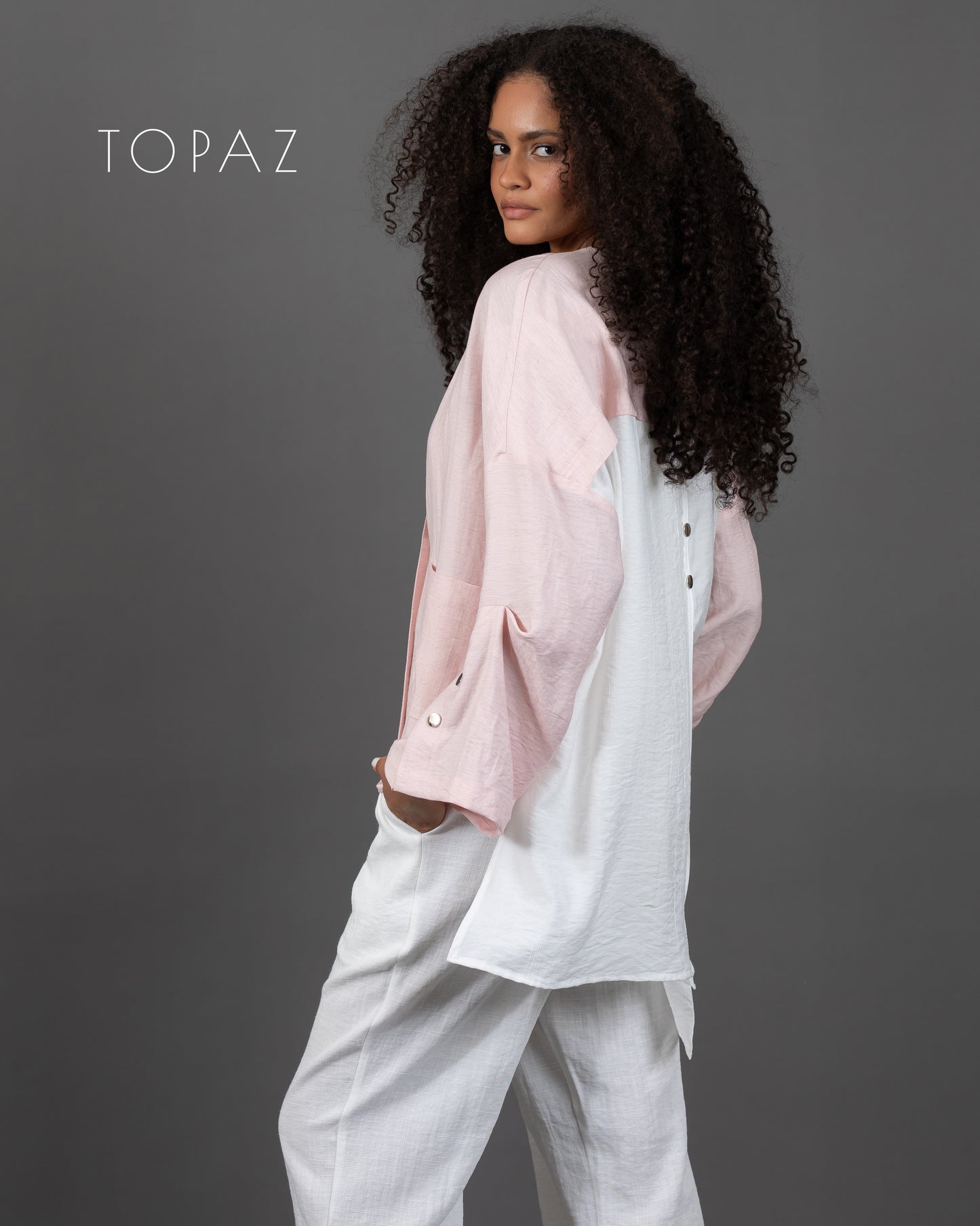 Blouse with Back Panel