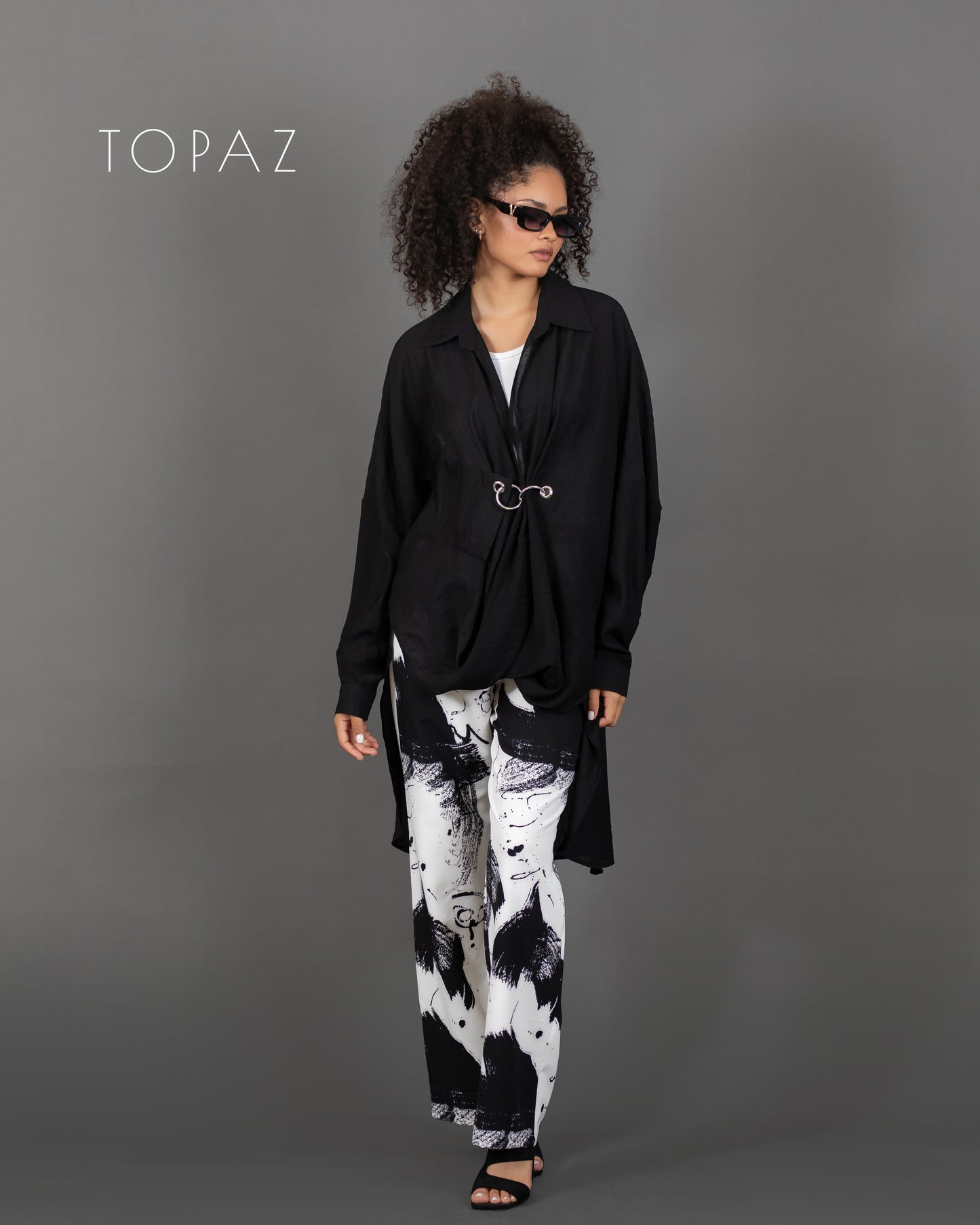Blouse with Silver Ring