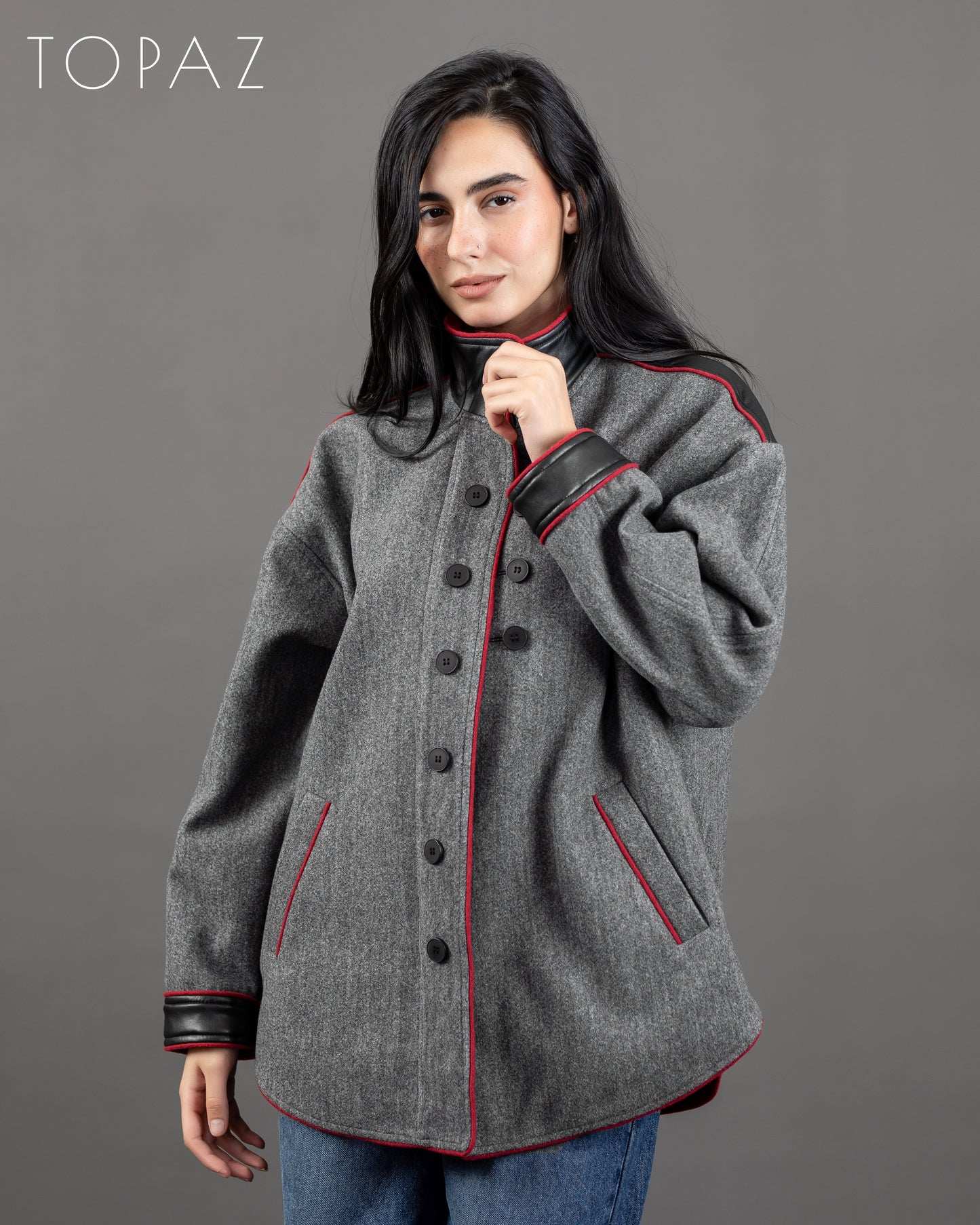 Jacket With Red Piping