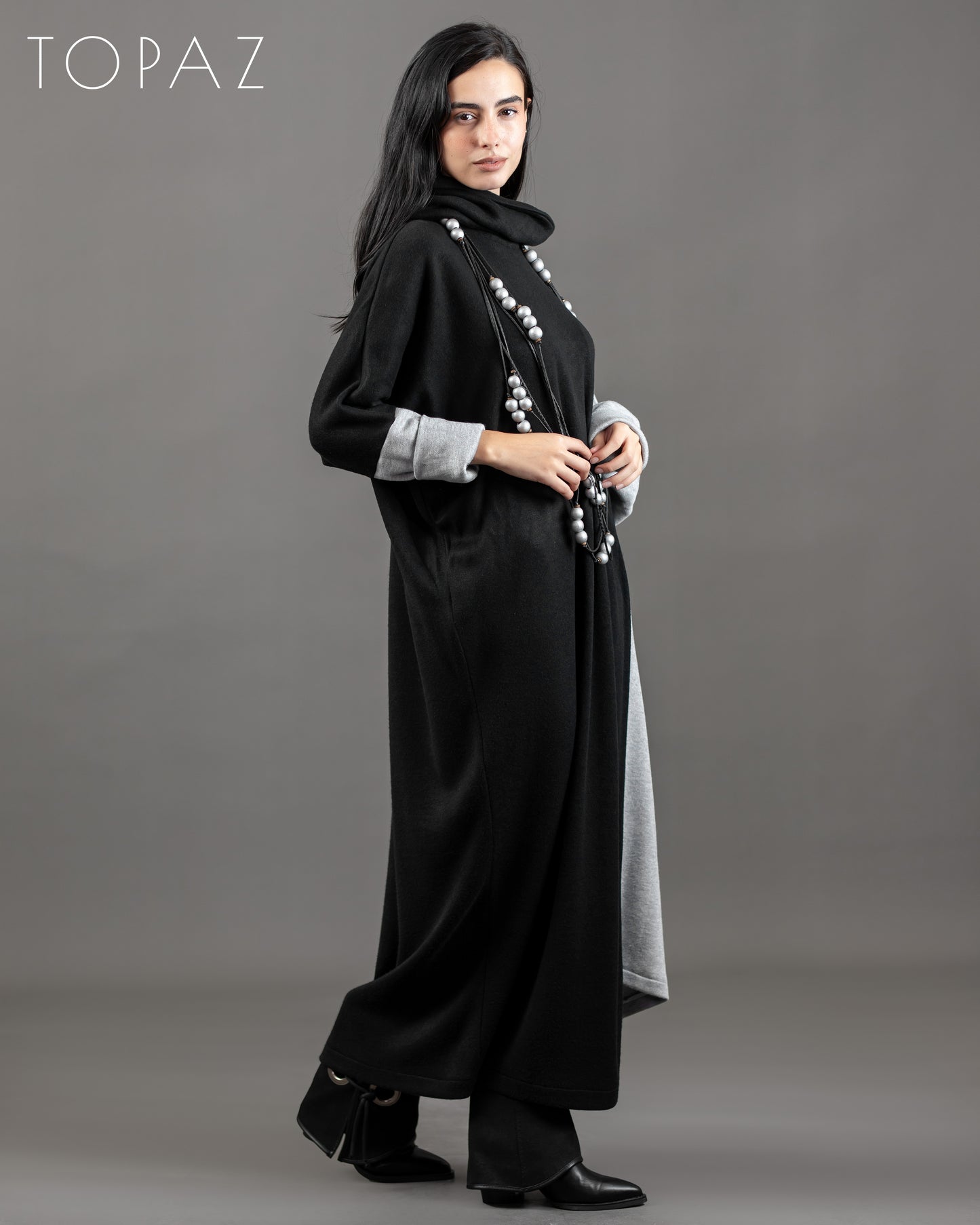 Two-Toned Knit Dress