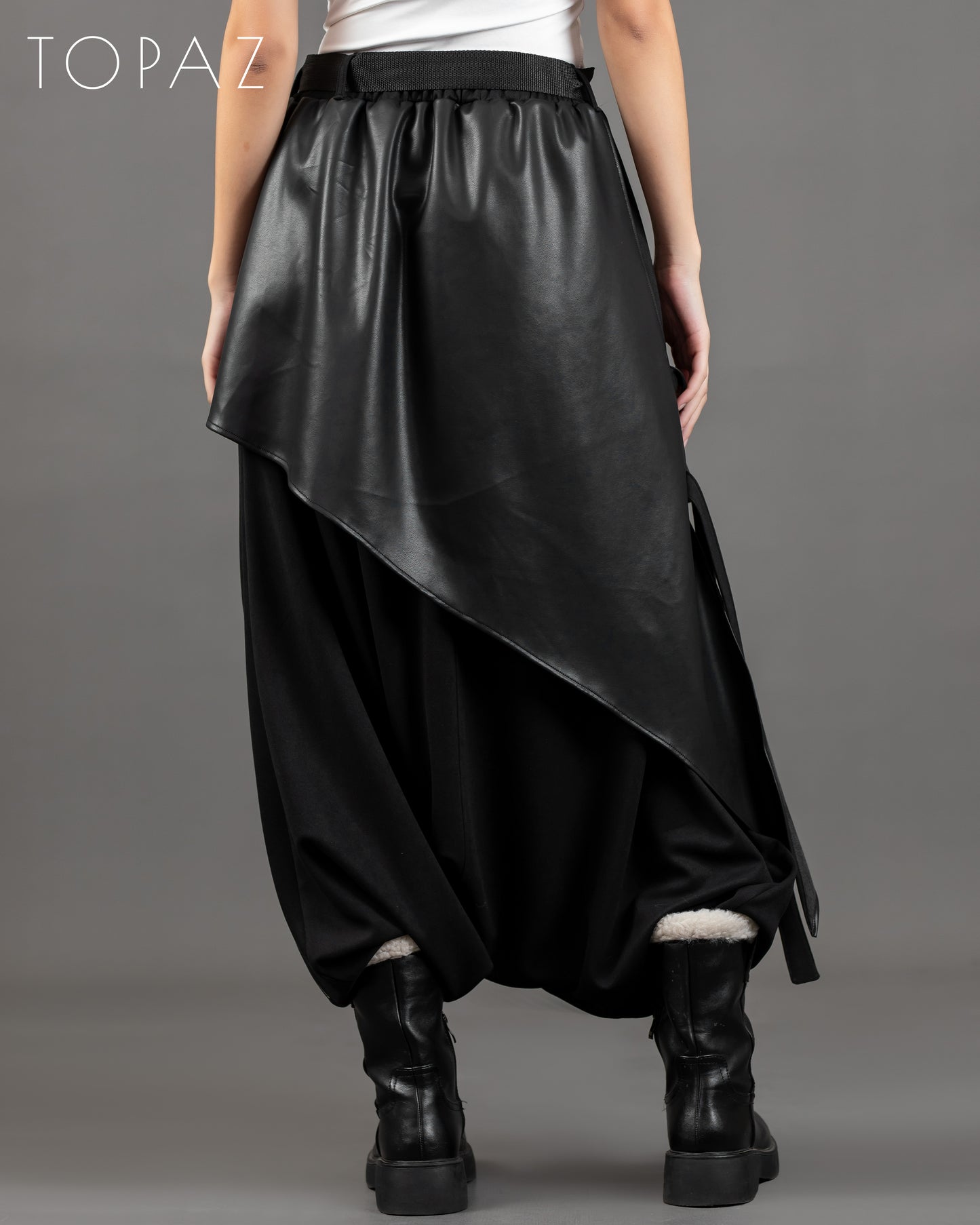 Double-Layer Harem Pants