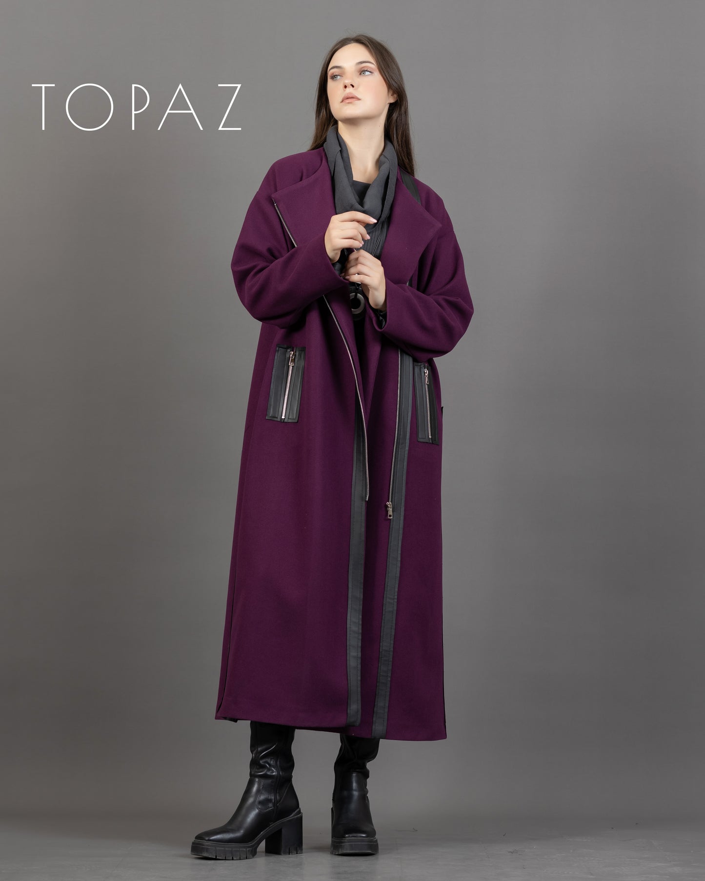 Coat with Zippers