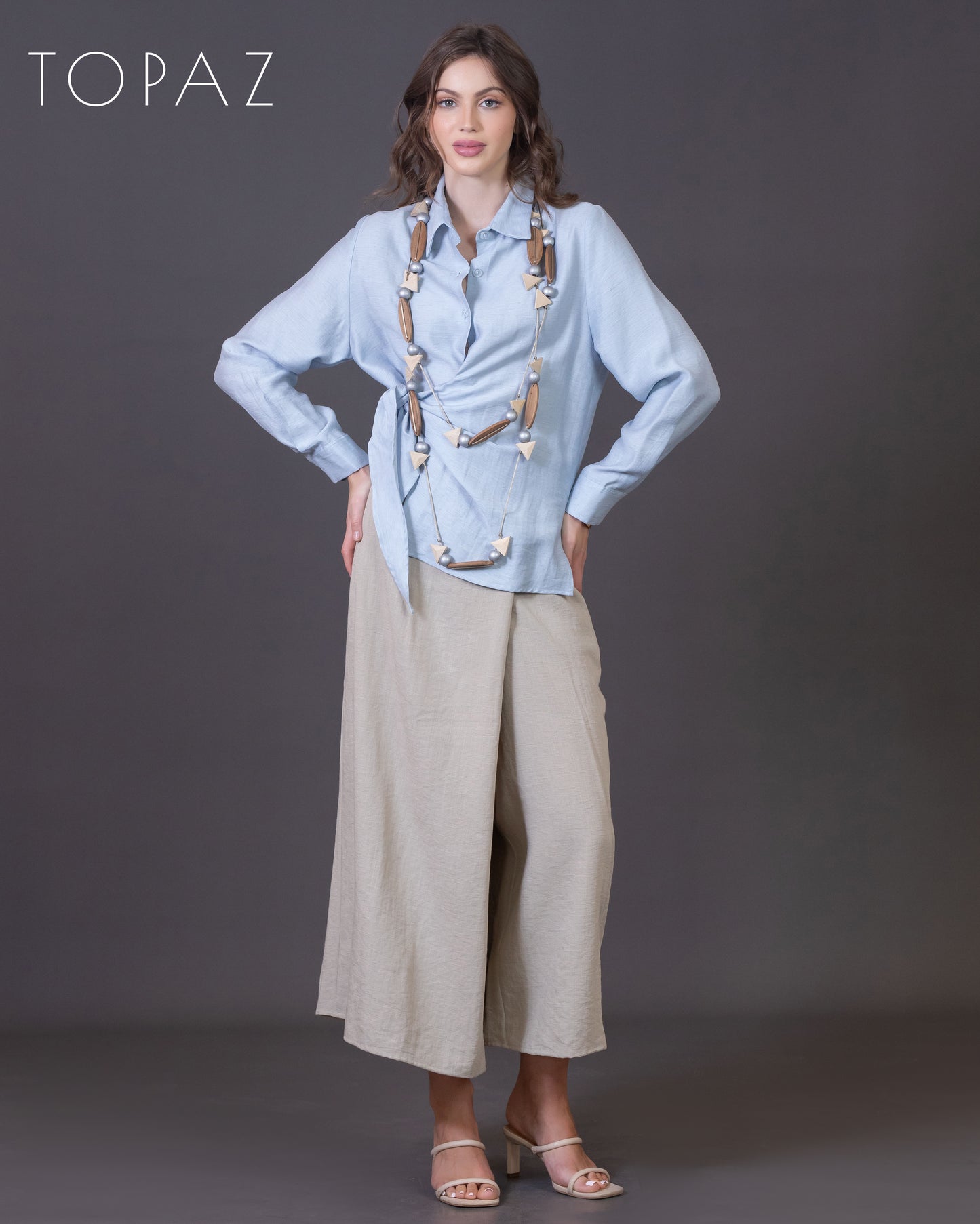 Blouse with Side Tie