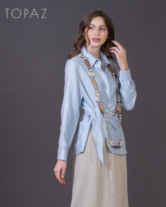 Blouse with Side Tie