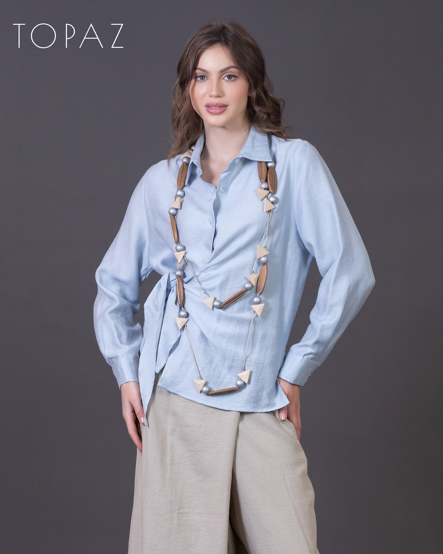 Blouse with Side Tie