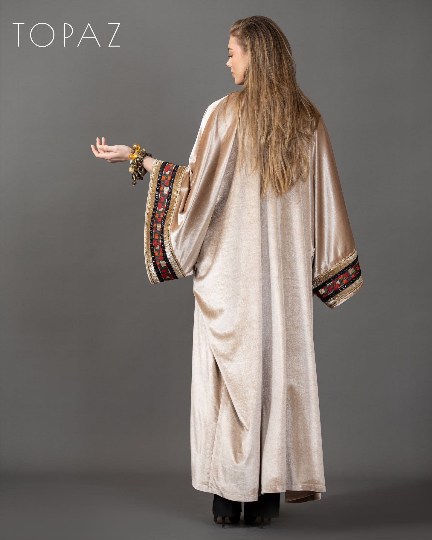 Gold Velvet Kaftan