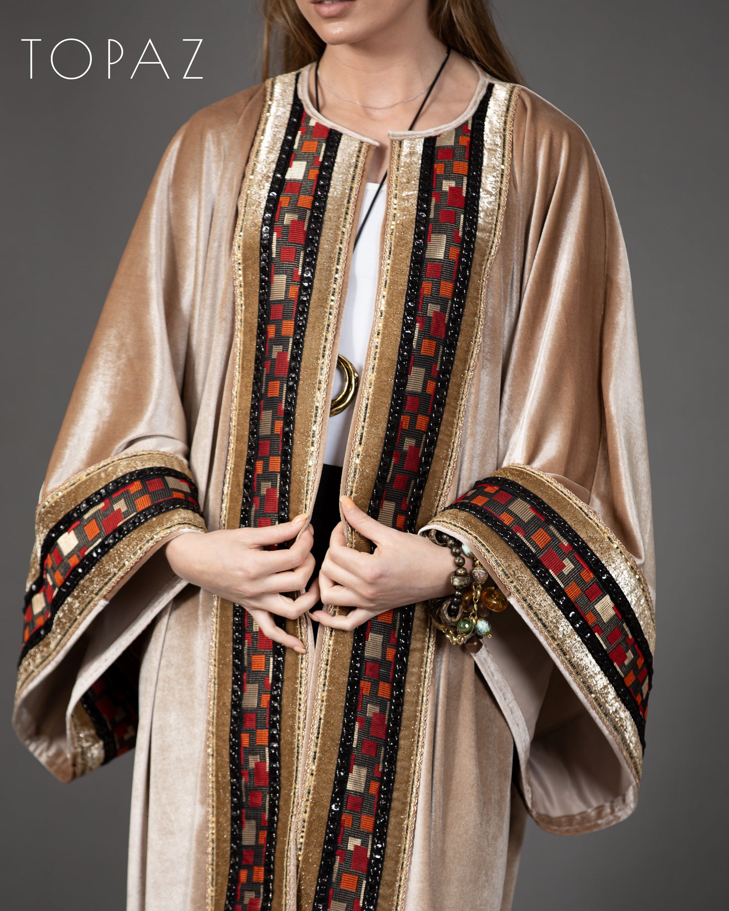 Gold Velvet Kaftan