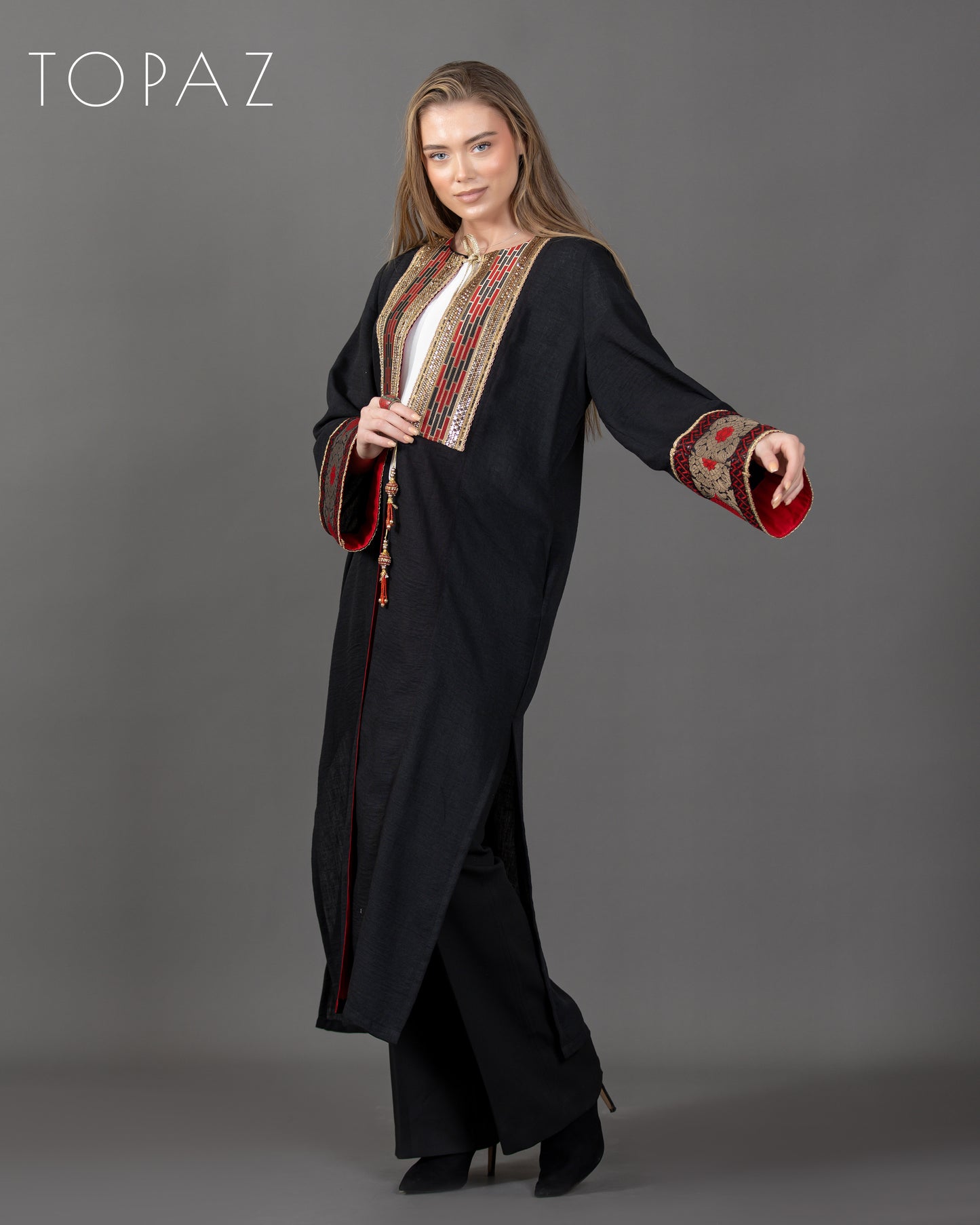 Black and Red Kaftan