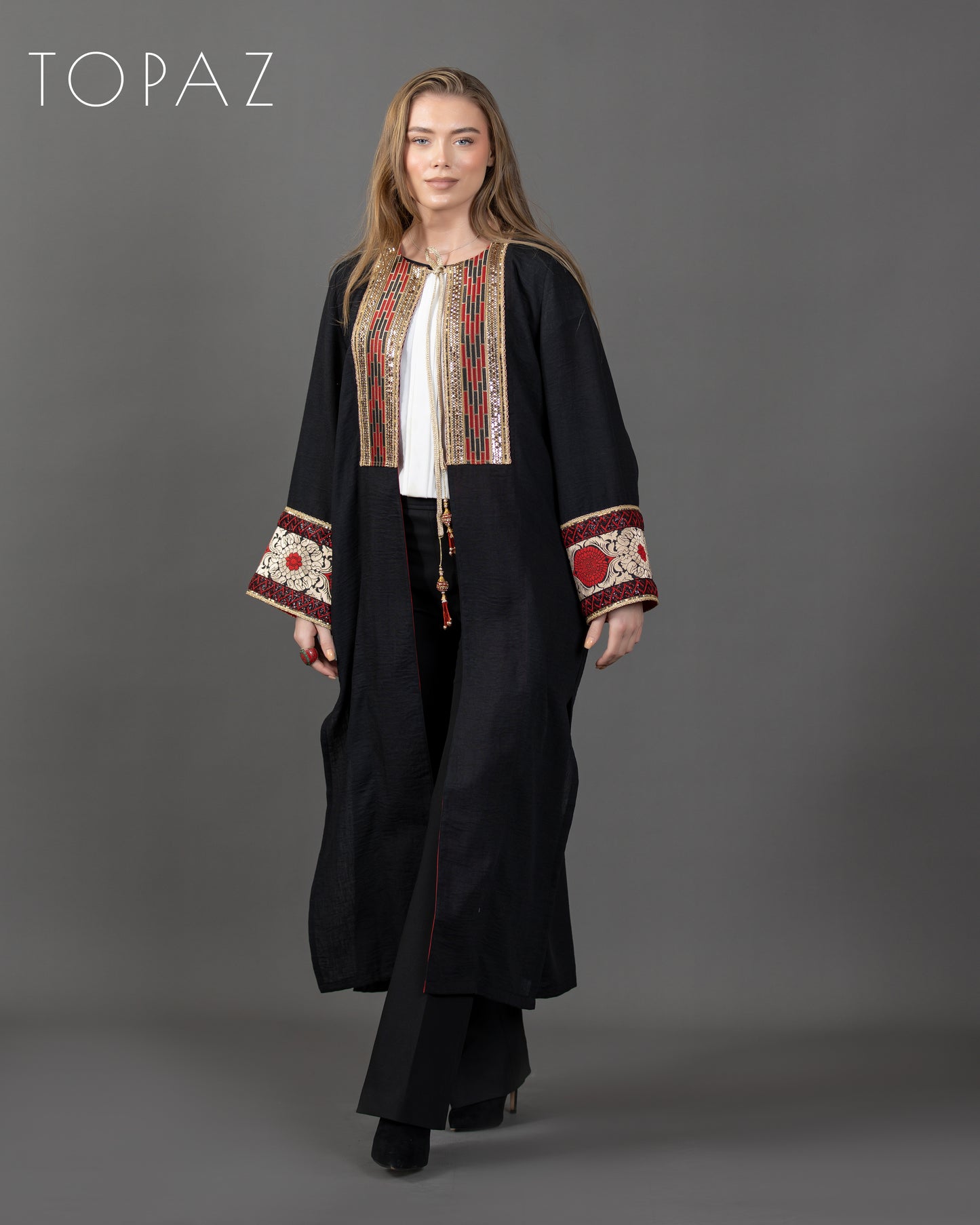 Black and Red Kaftan