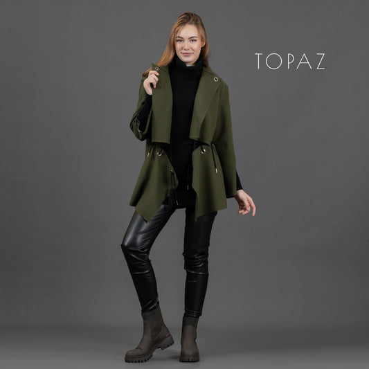 Jacket with Back Zipper