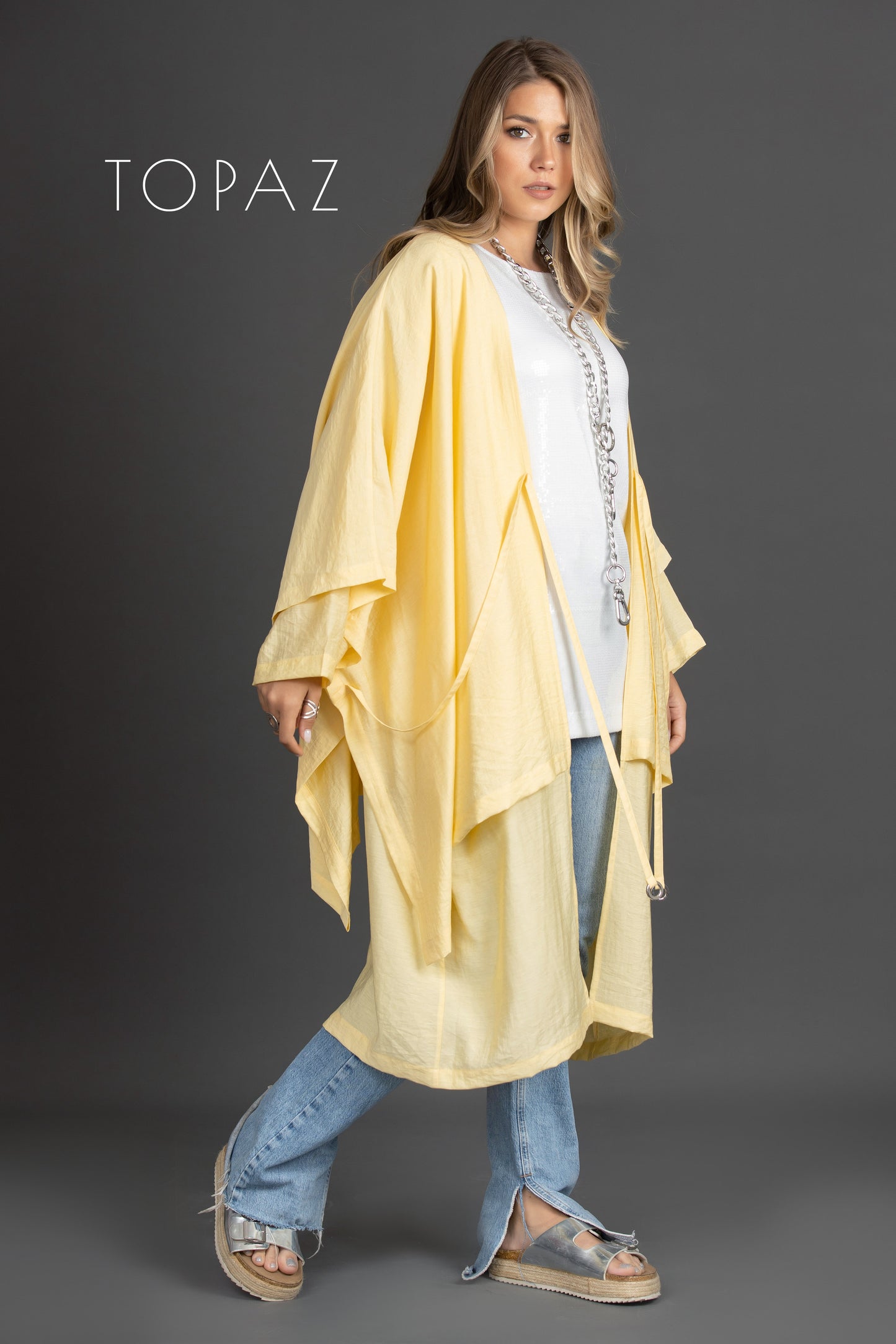 Double-Layered Cardigan