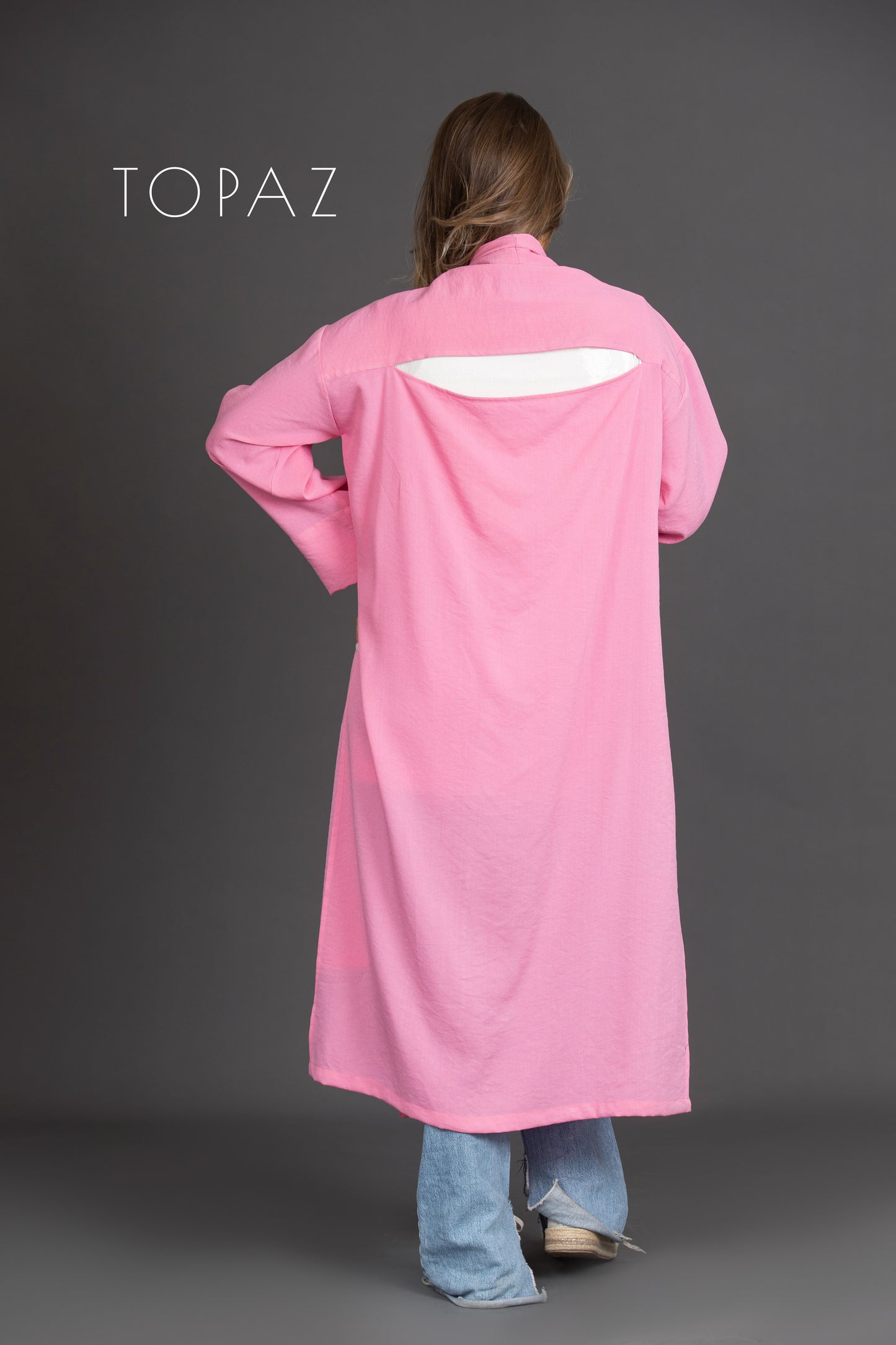 Cardigan with Back Slit