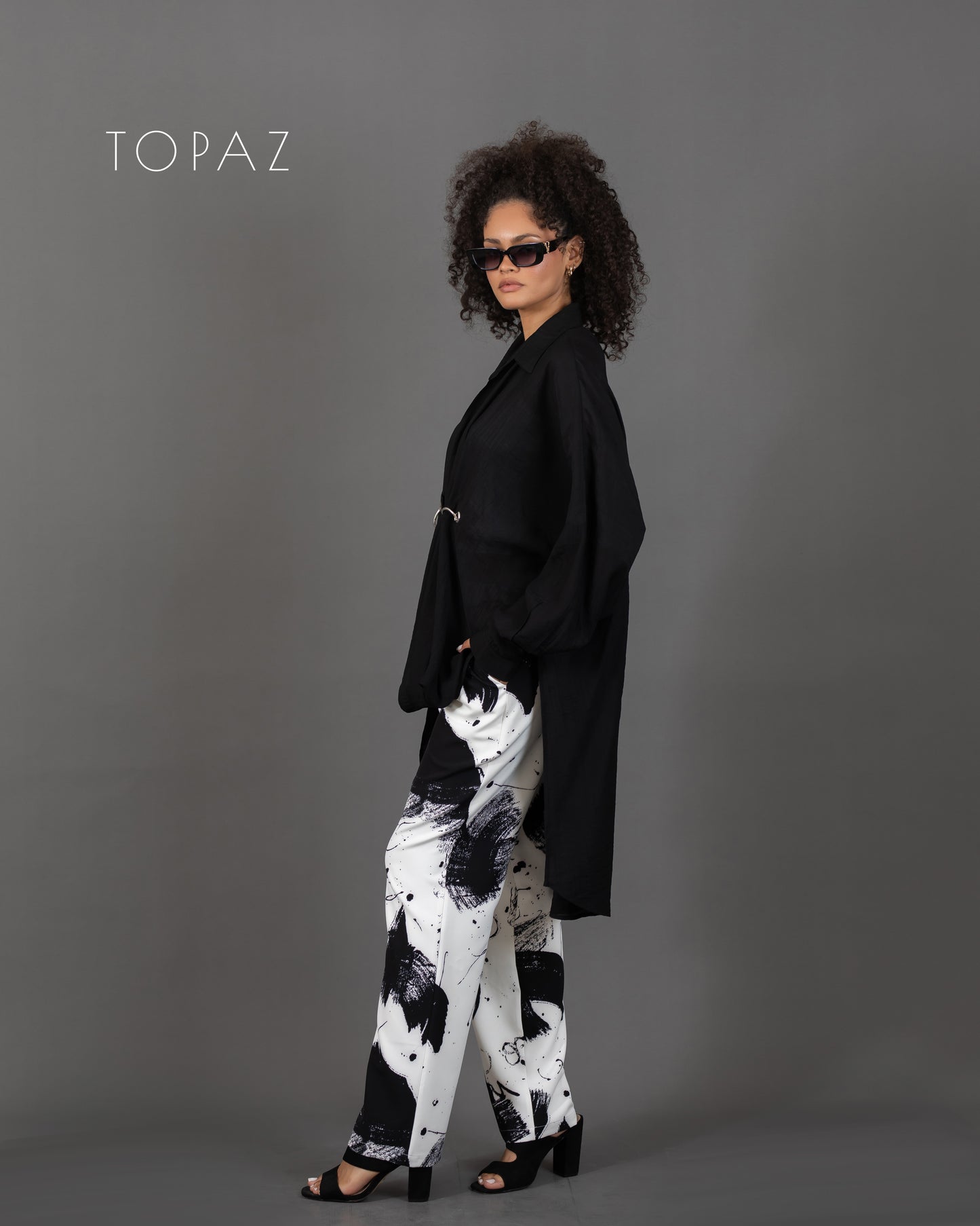 Blouse with Silver Ring