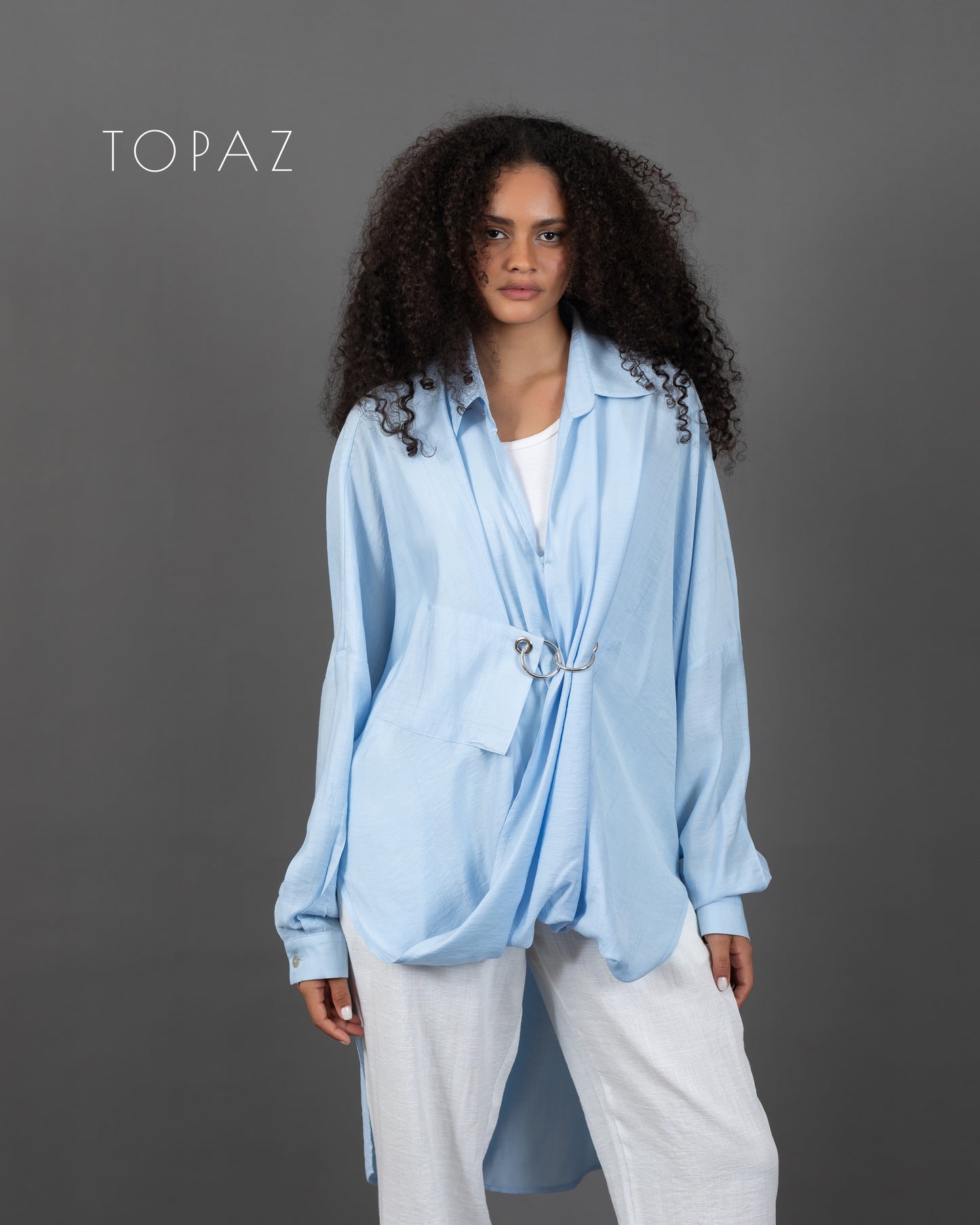 Blouse with Silver Ring