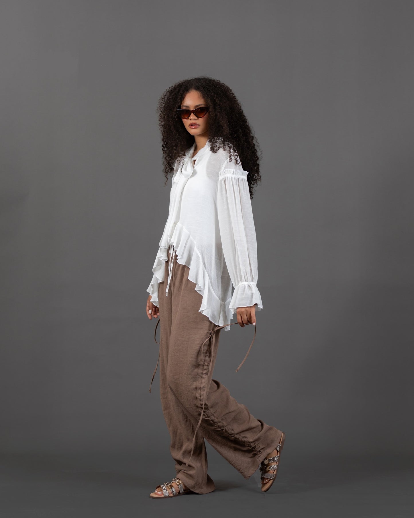 Side-Tie Pants