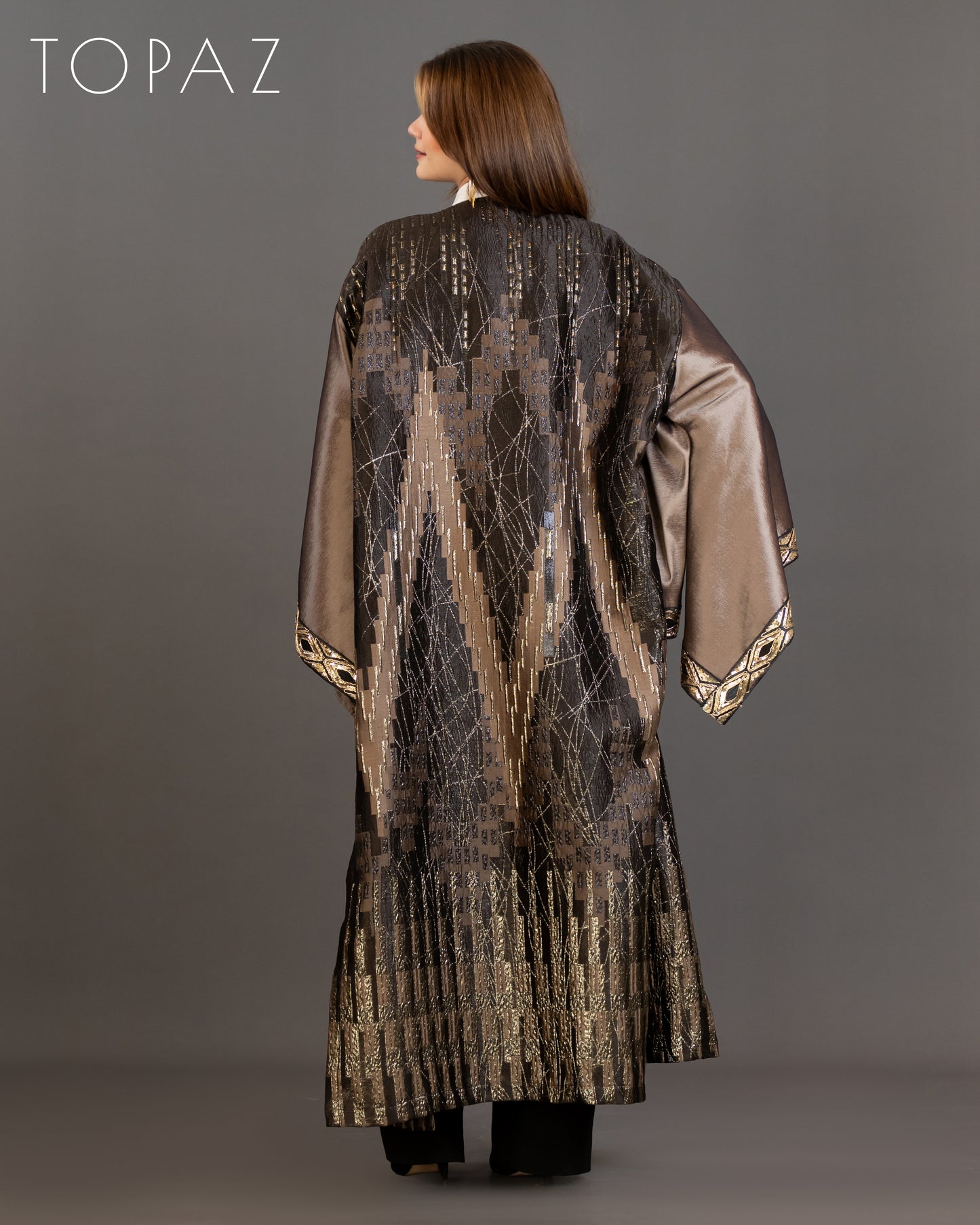 Brown Kaftan With Belt