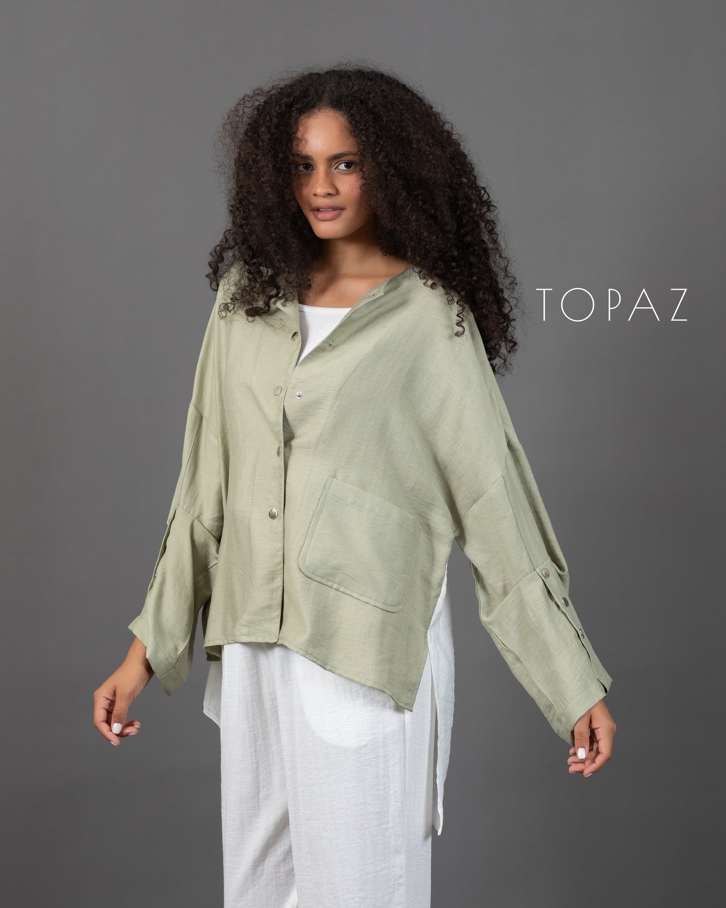 Blouse with Back Panel
