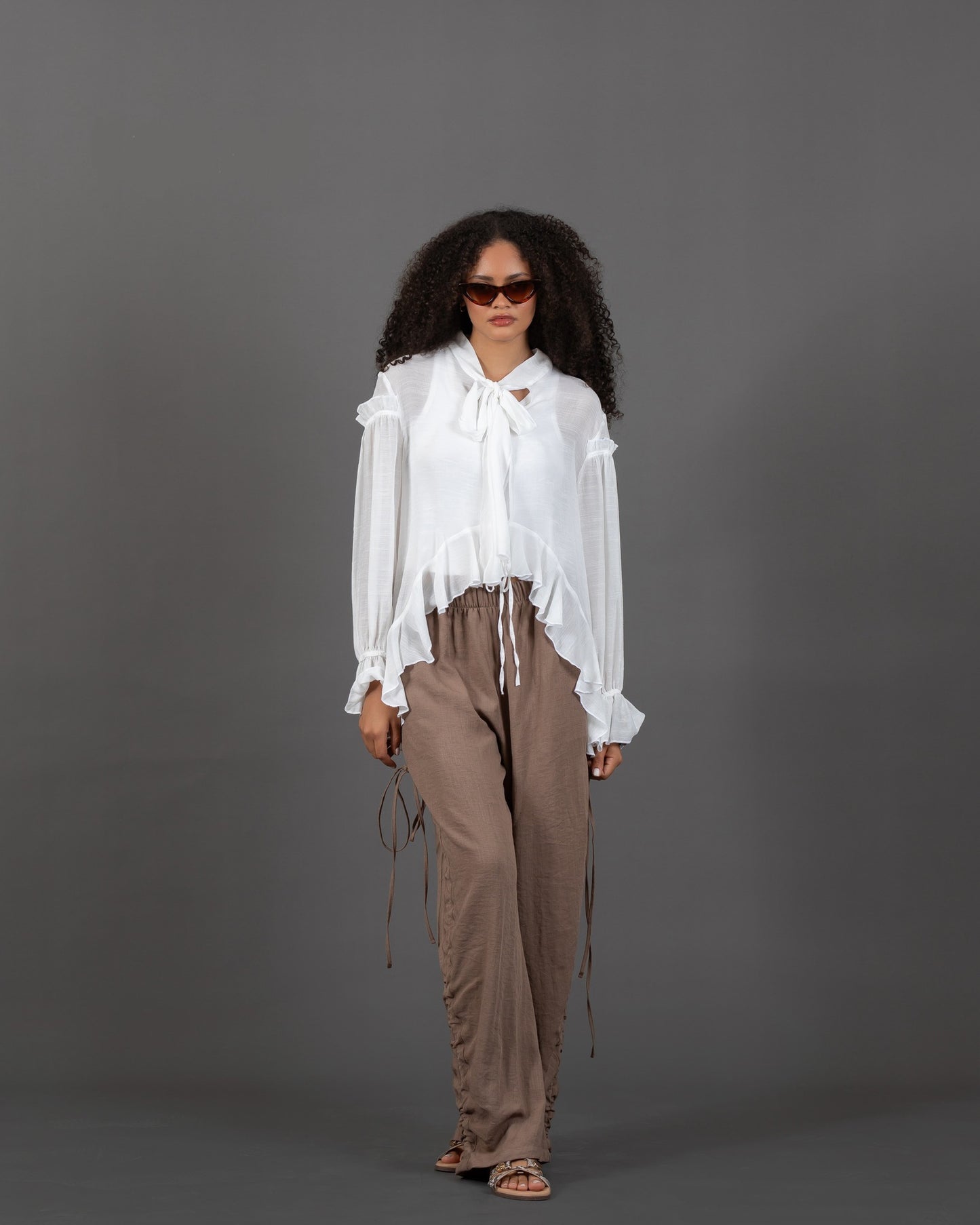 Side-Tie Pants