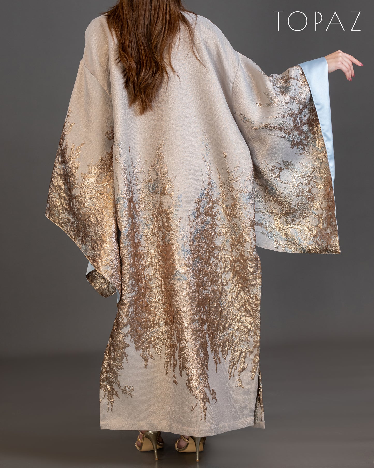 Beige Kaftan Set