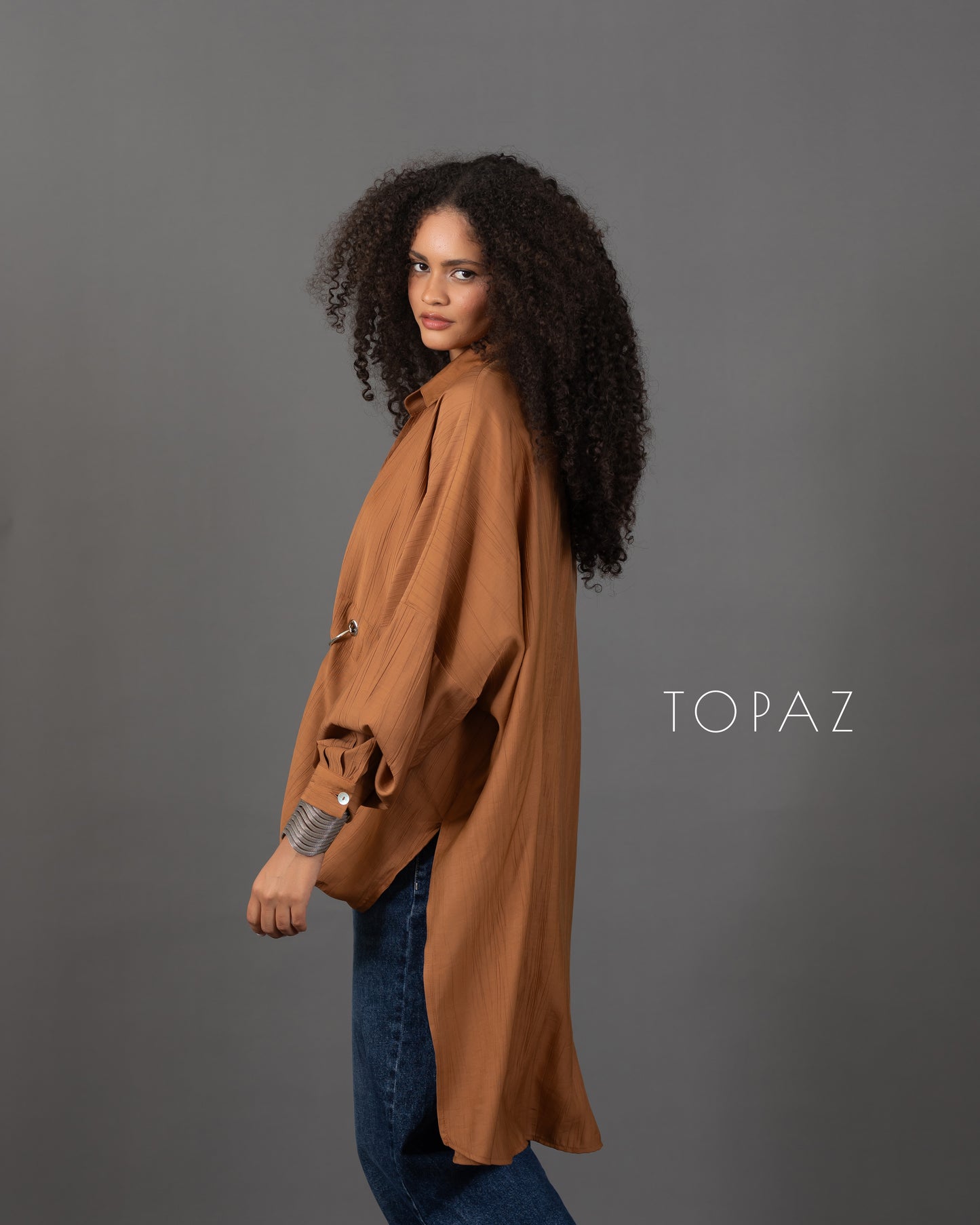 Blouse with Silver Ring