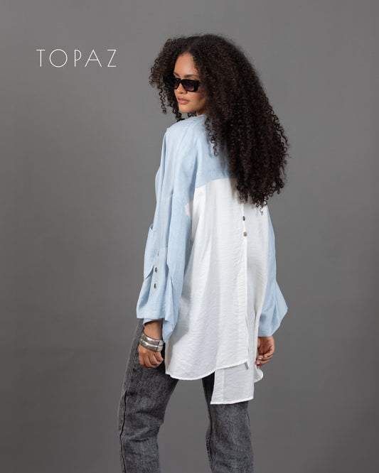 Blouse with Back Panel