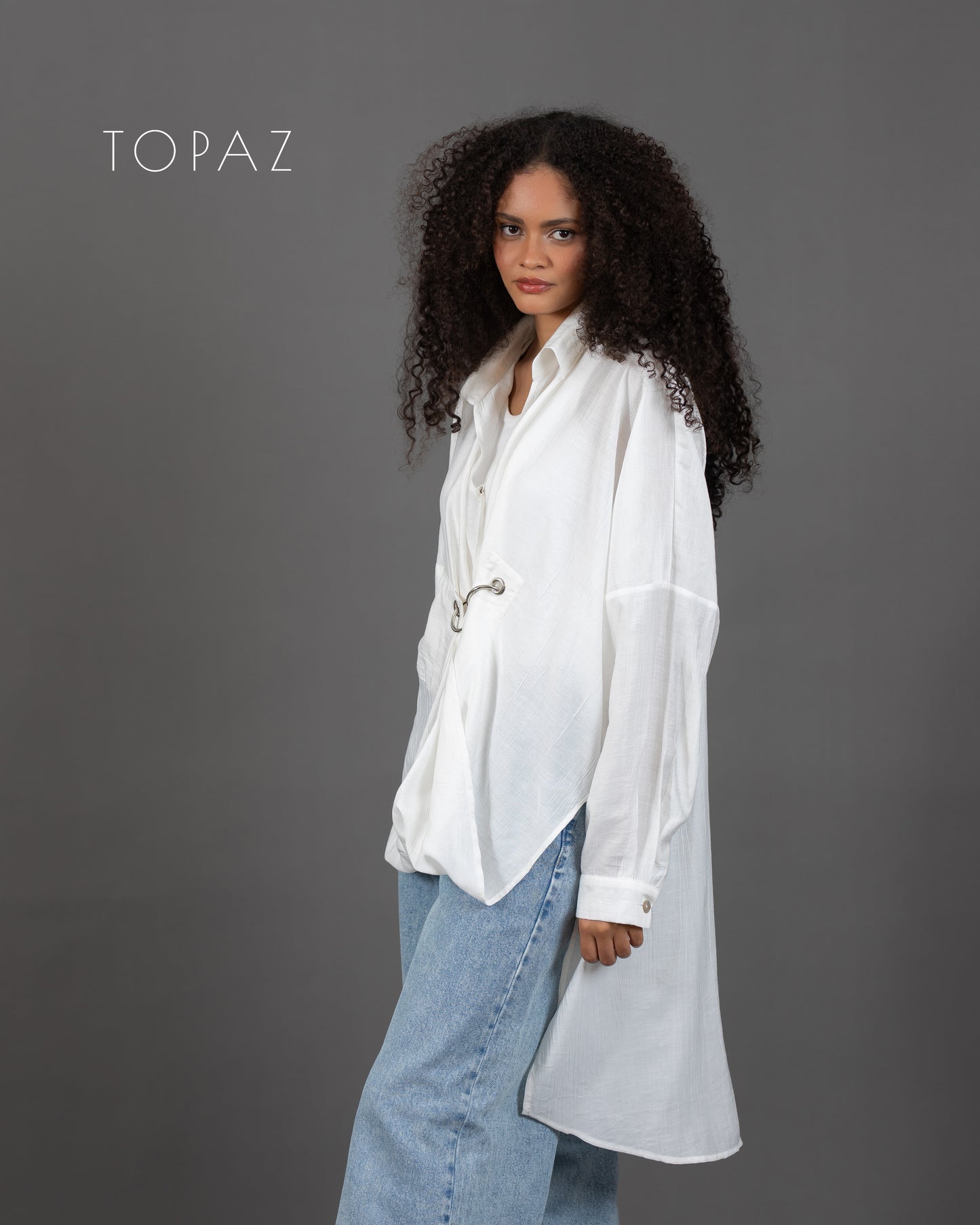 Blouse with Silver Ring