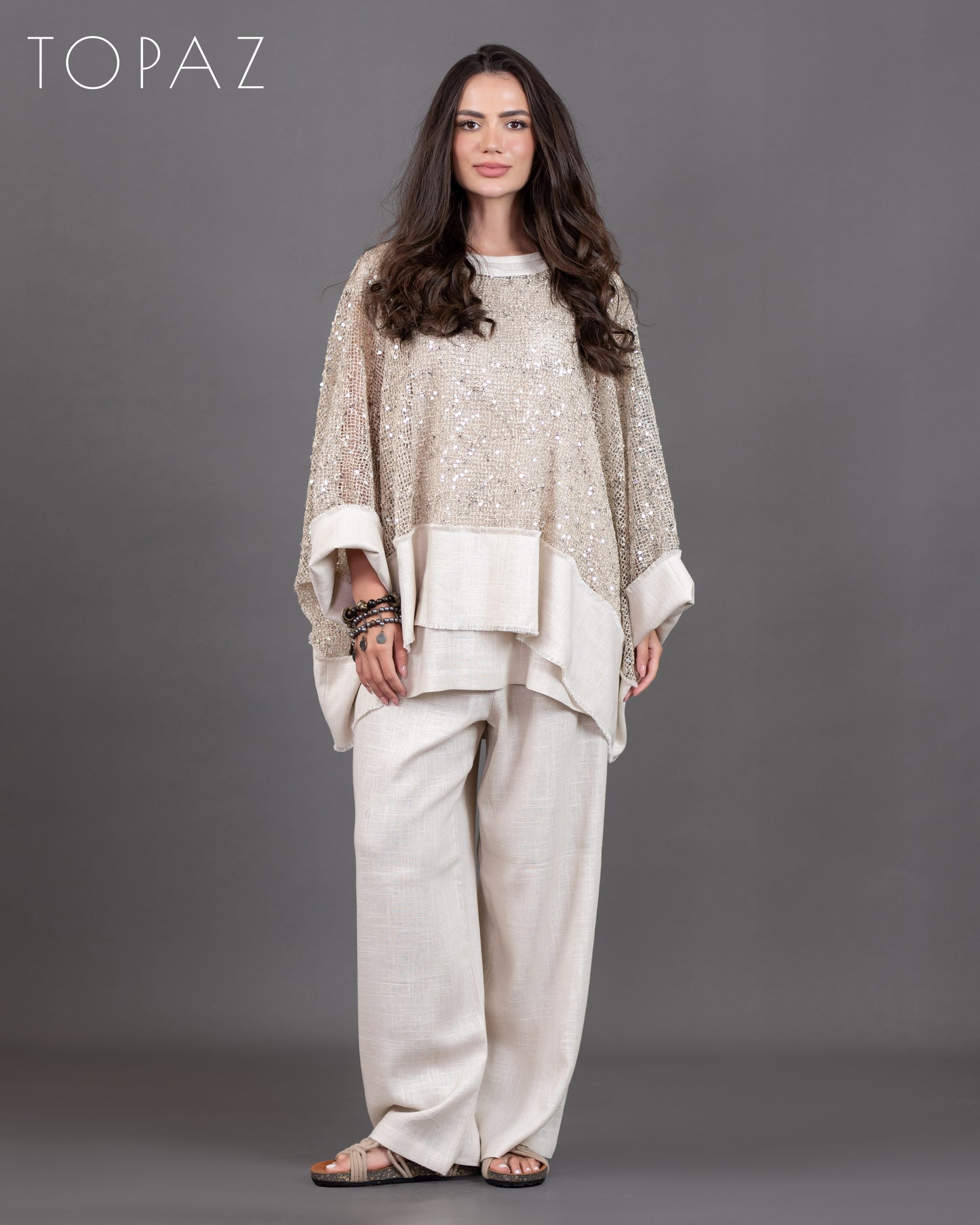 Sequin Net Set (Pants)