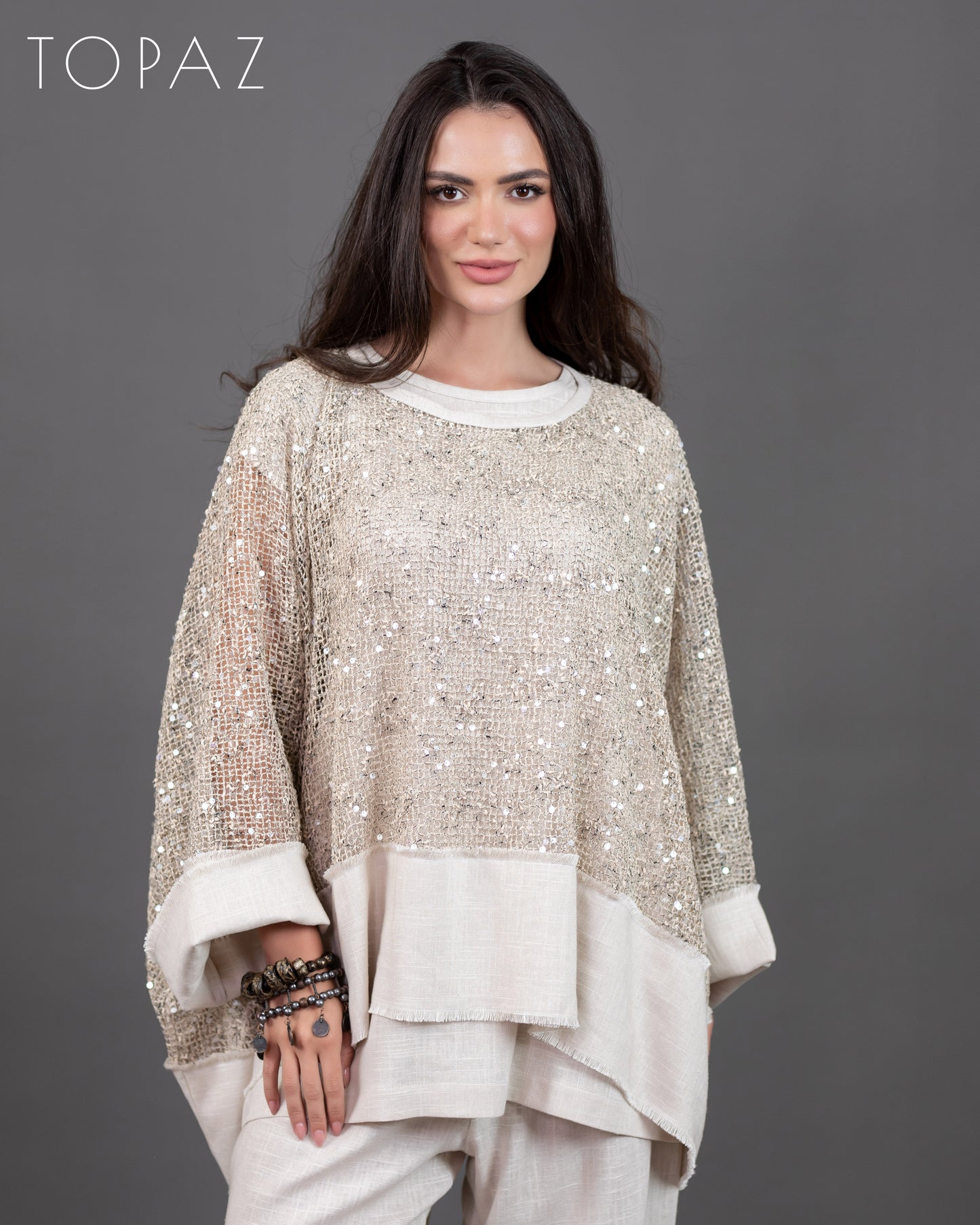 Sequin Net Set (Pants)
