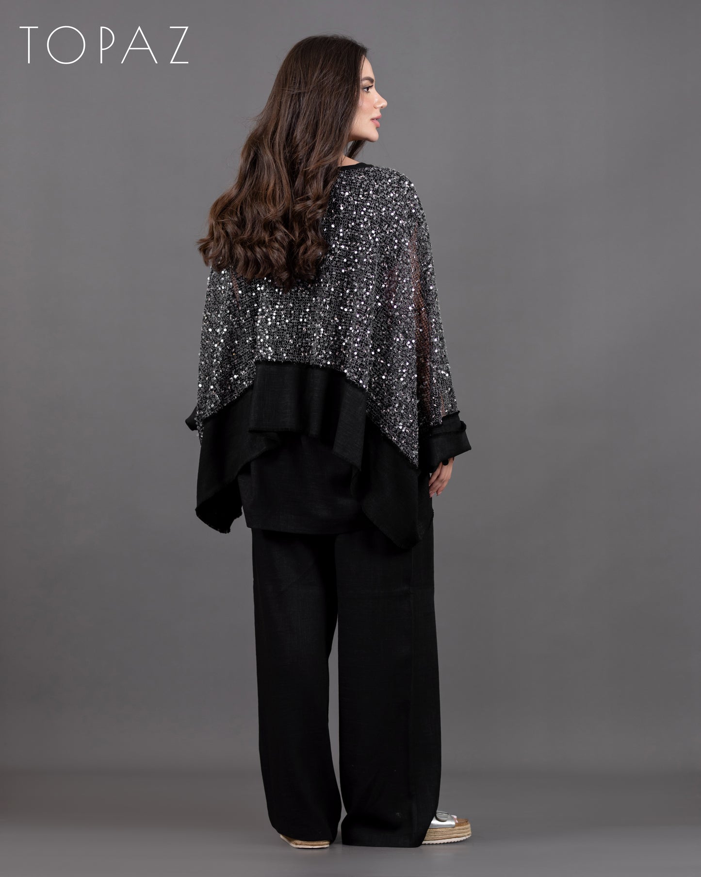 Sequin Net Set (Pants)