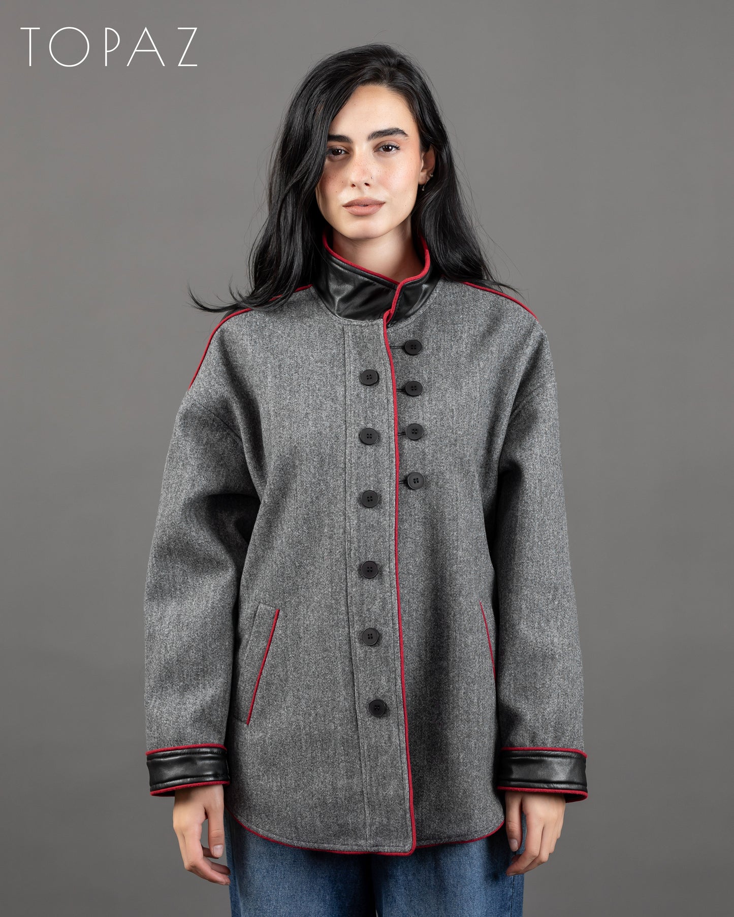 Jacket With Red Piping