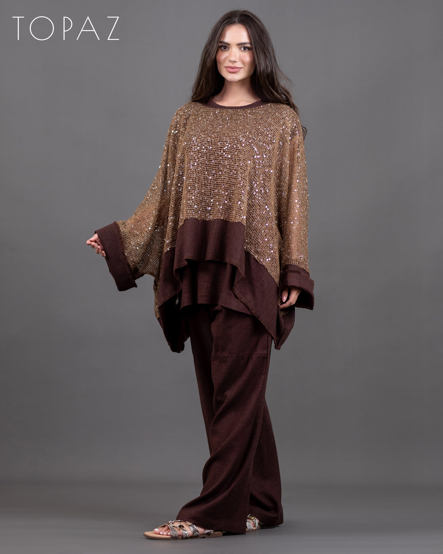 Sequin Net Set (Pants)