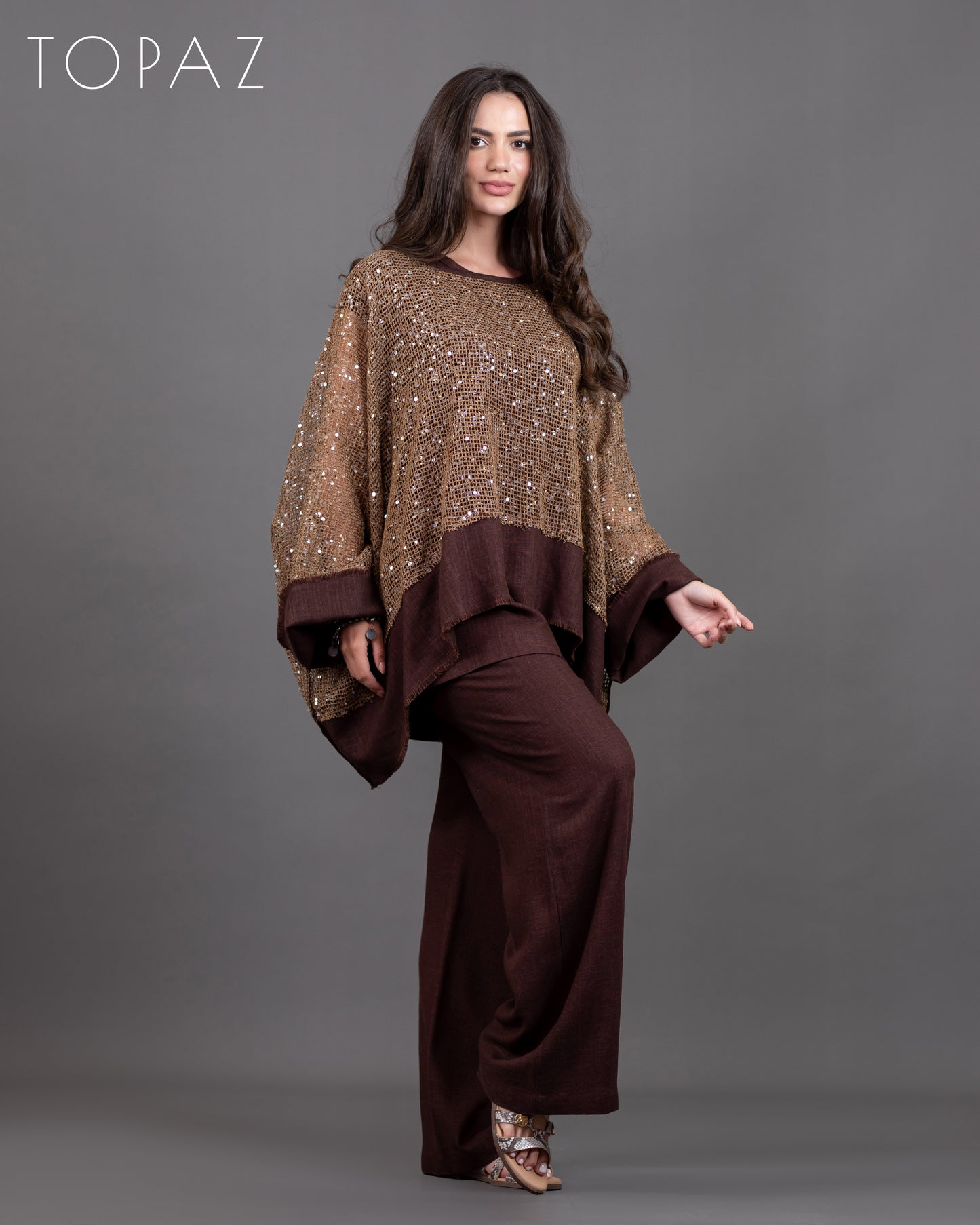 Sequin Net Set (Pants)