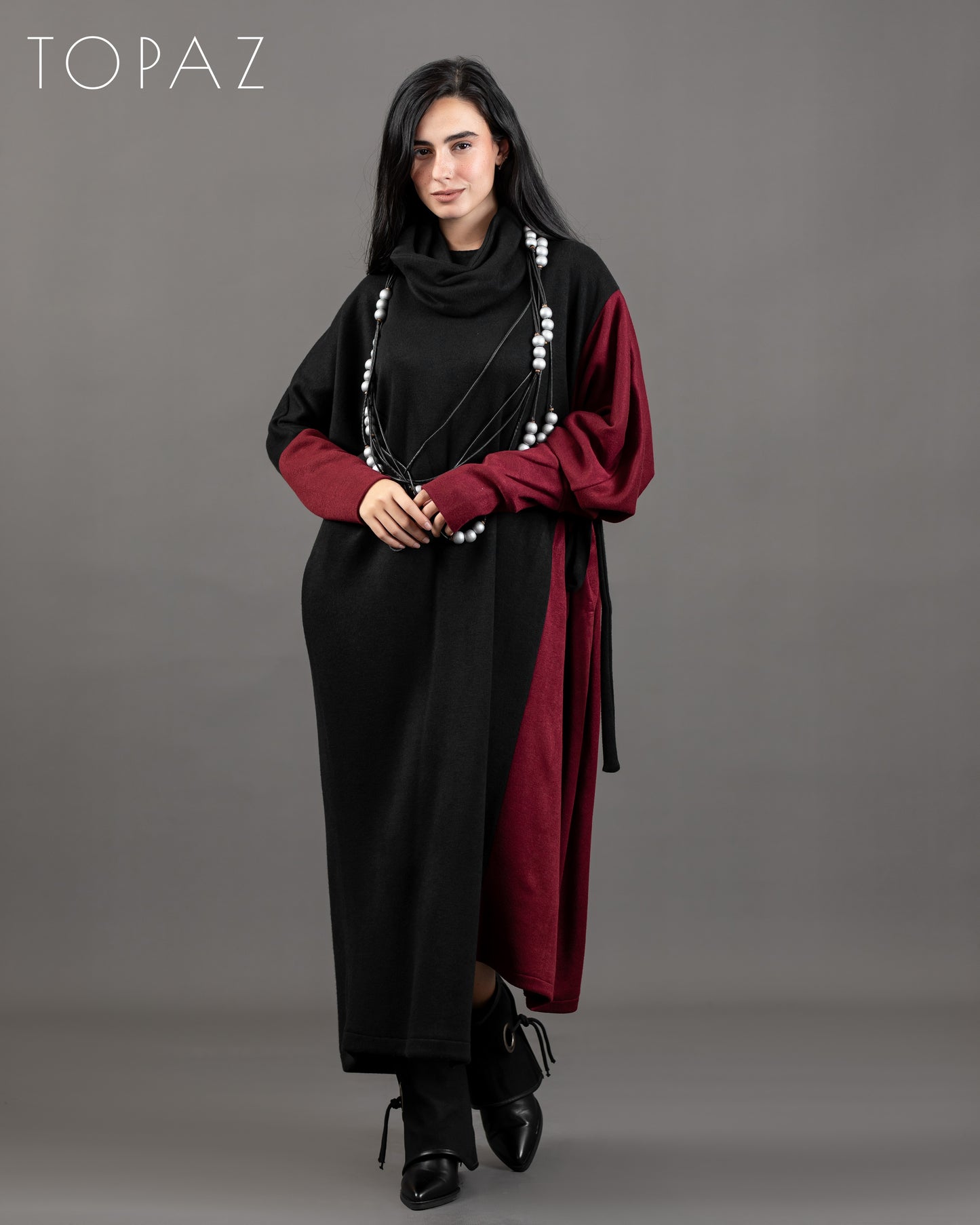 Two-Toned Knit Dress