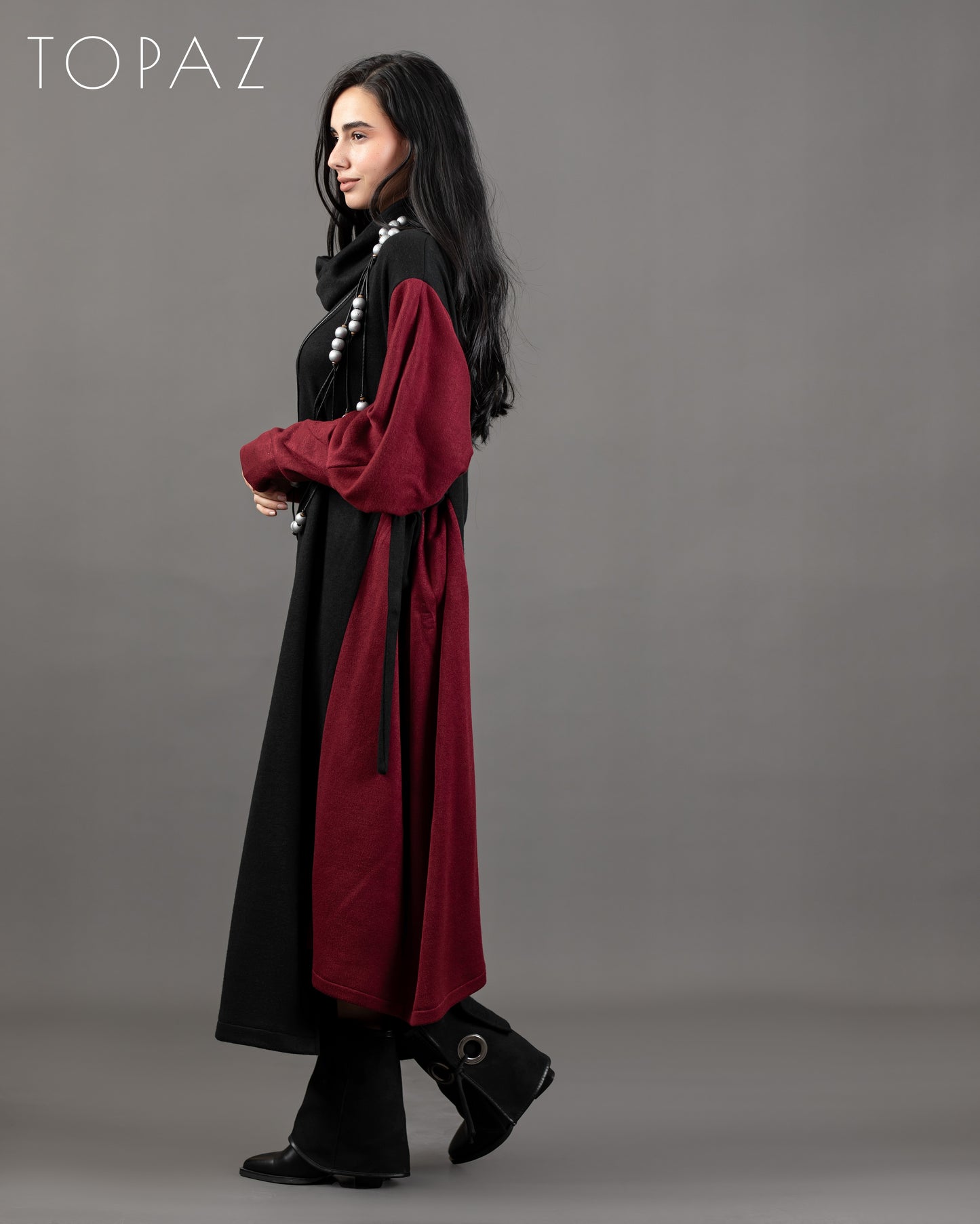 Two-Toned Knit Dress