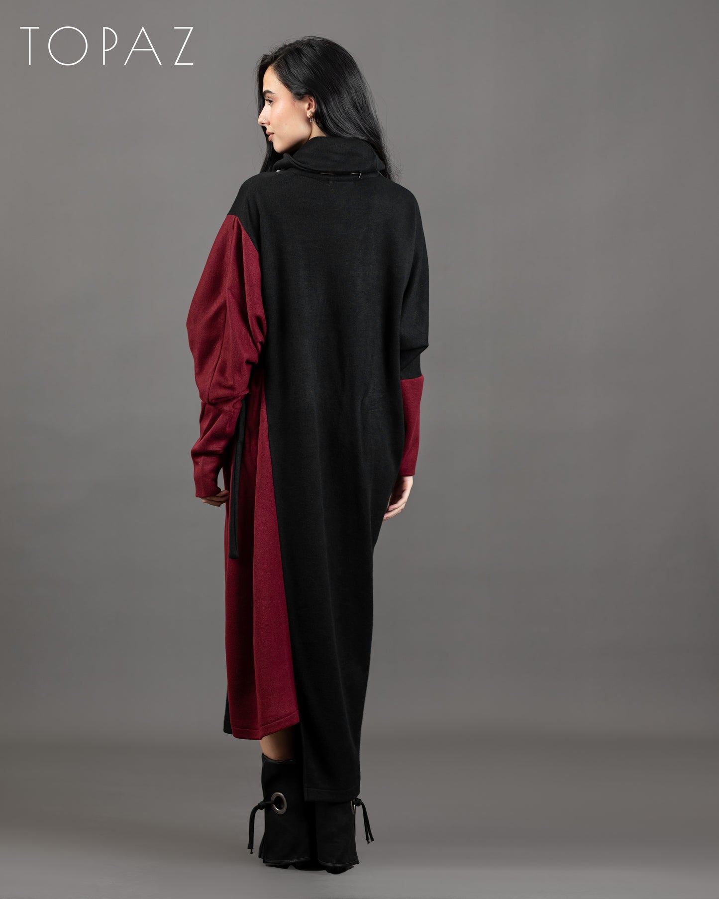 Two-Toned Knit Dress