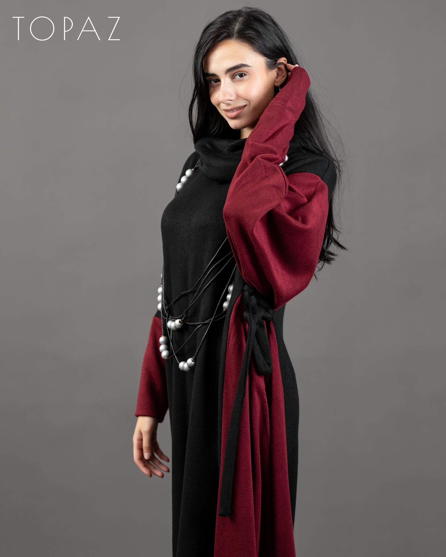 Two-Toned Knit Dress