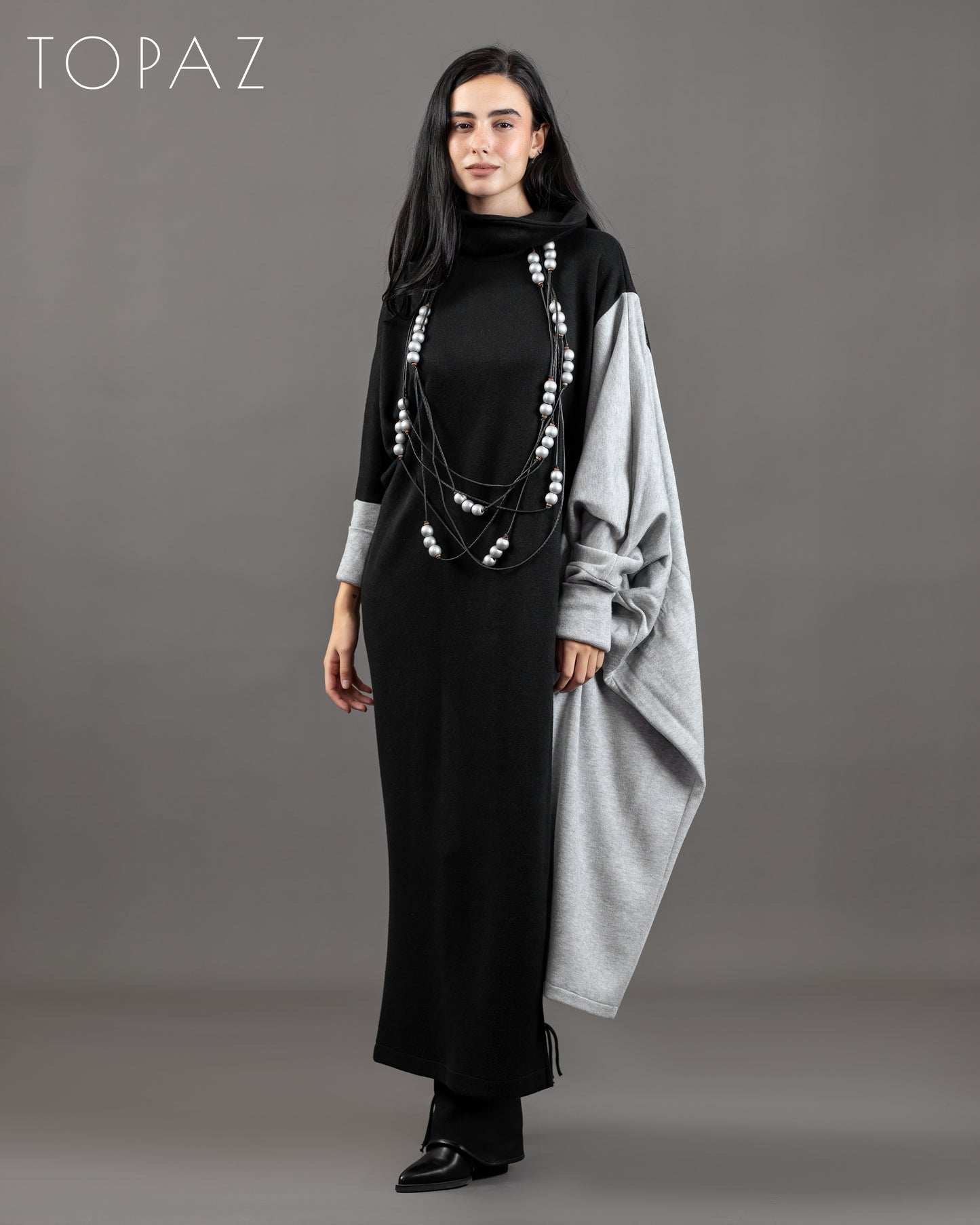 Two-Toned Knit Dress