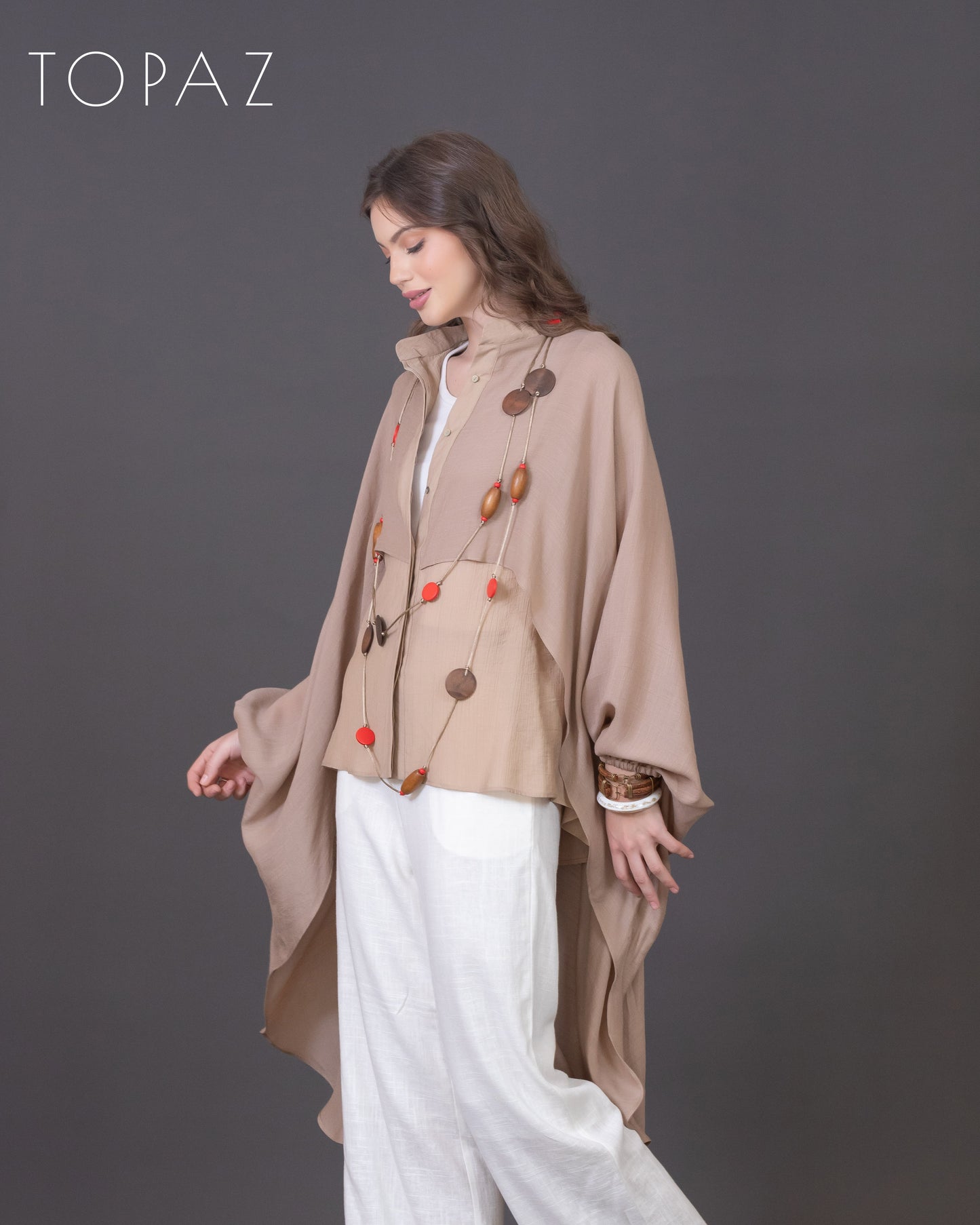 Two-Layer Voile Blouse