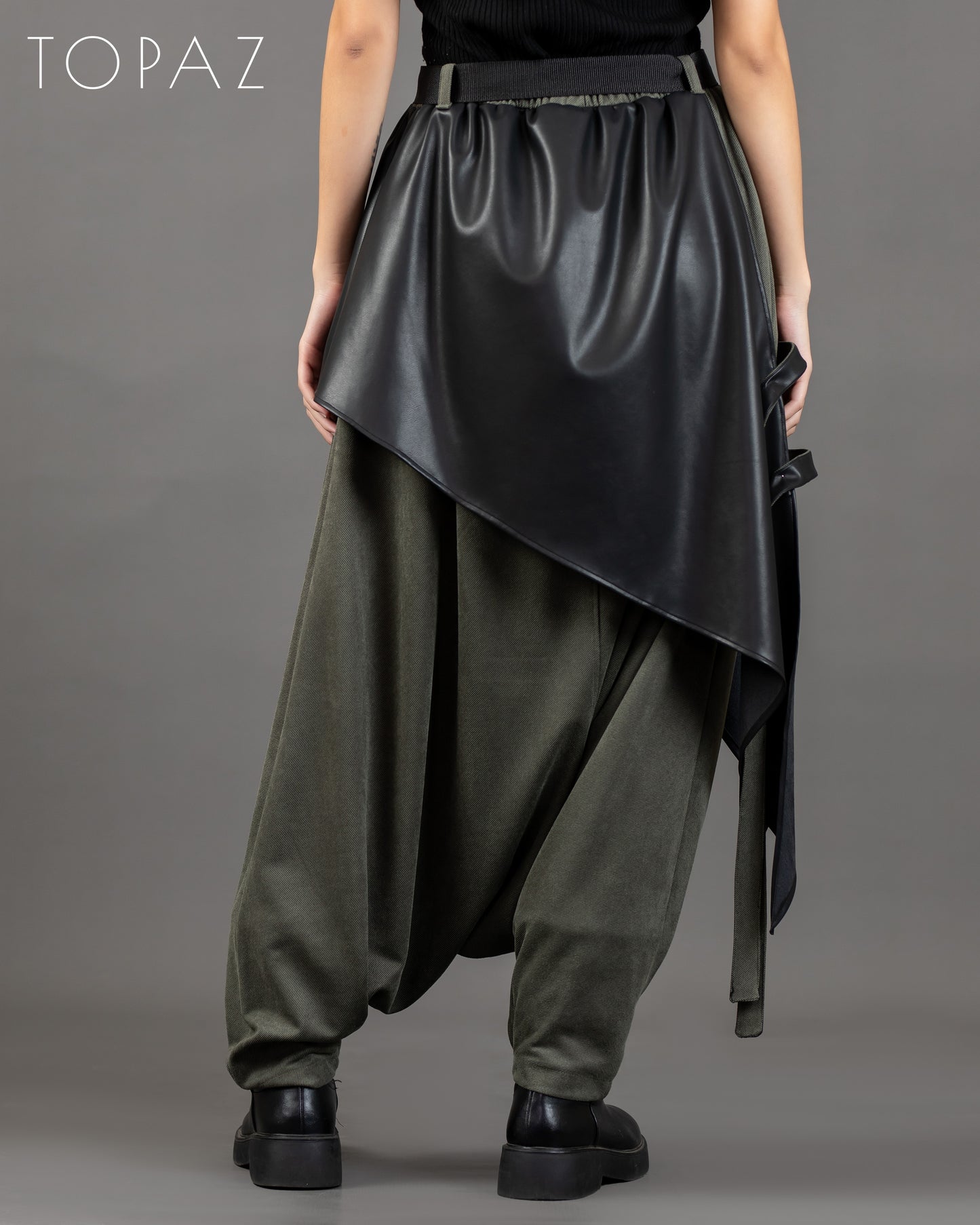 Double-Layer Harem Pants