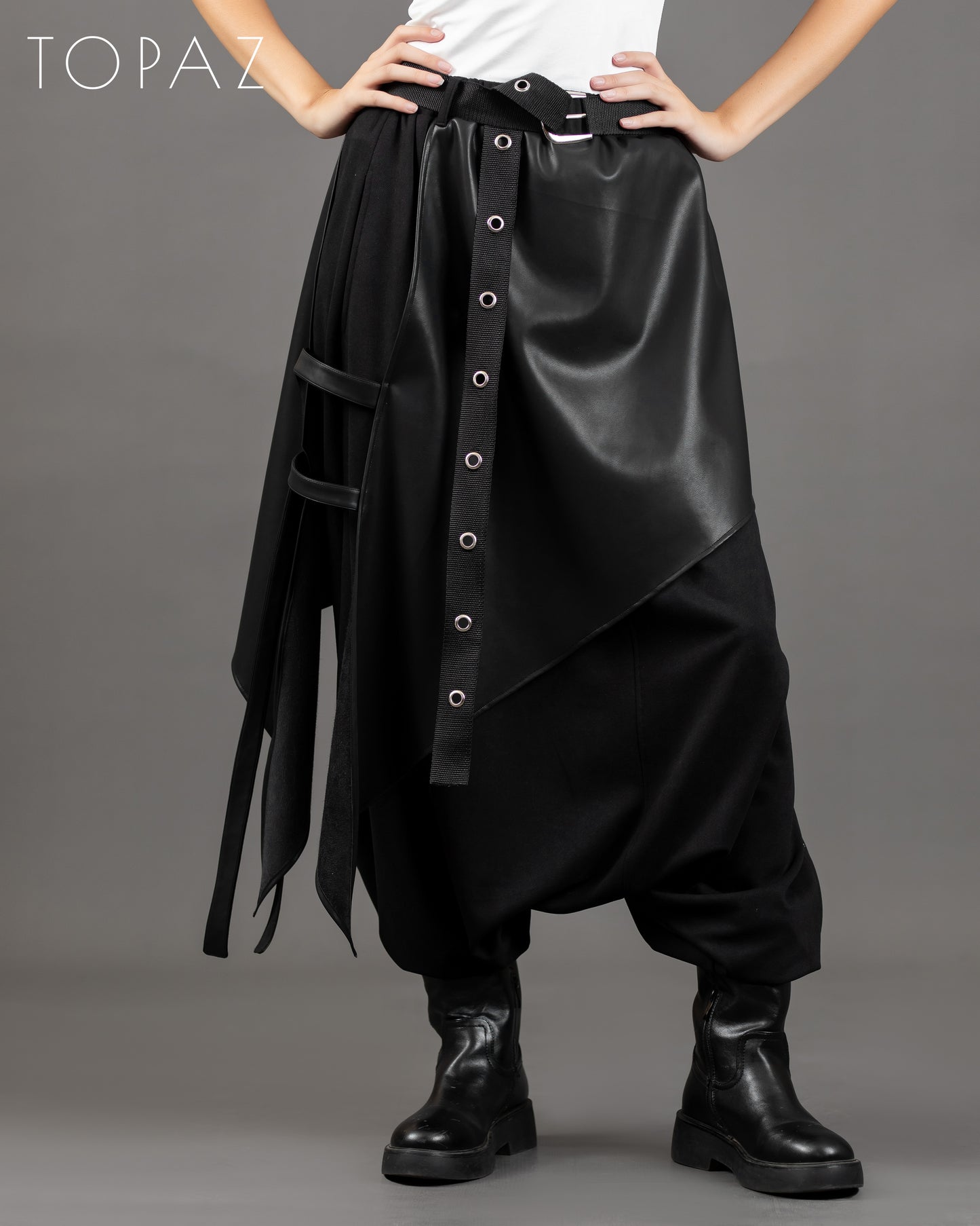 Double-Layer Harem Pants