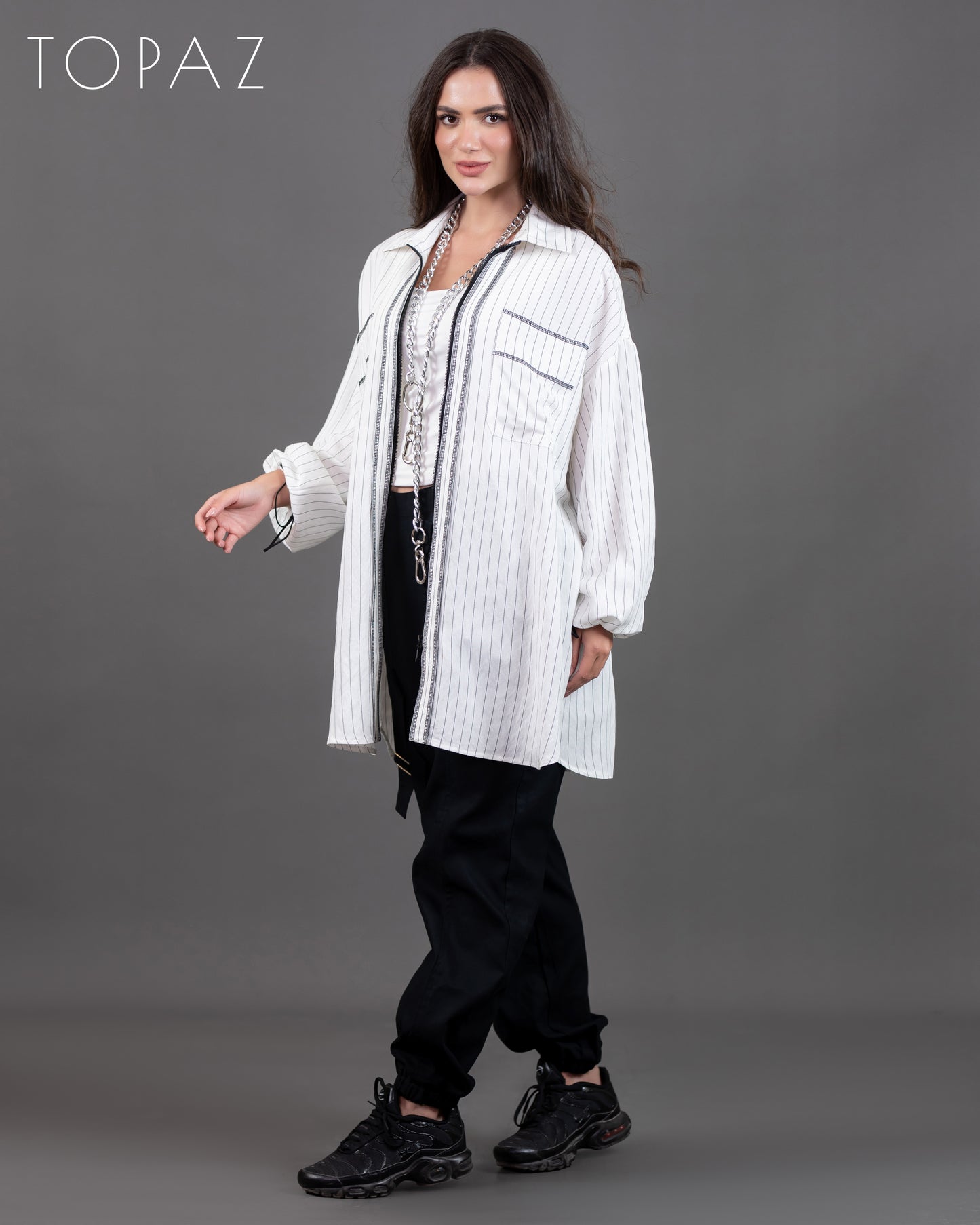 Striped Linen Jacket