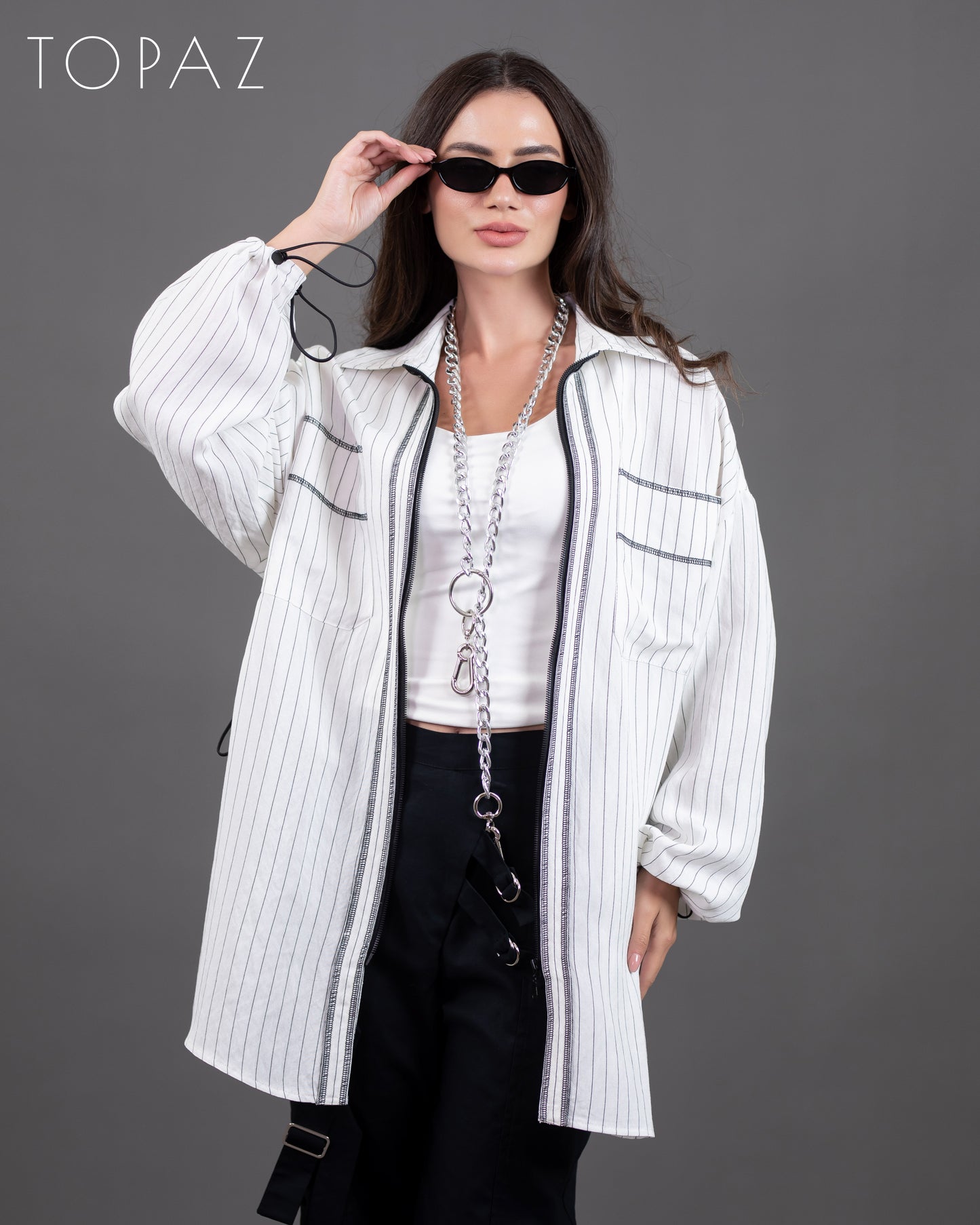 Striped Linen Jacket