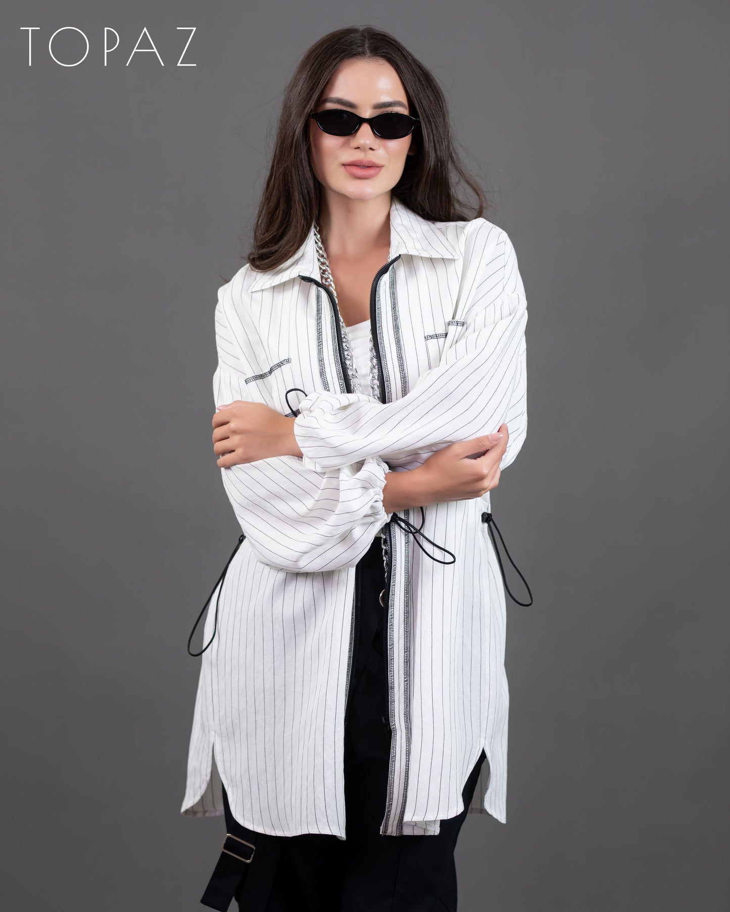 Striped Linen Jacket